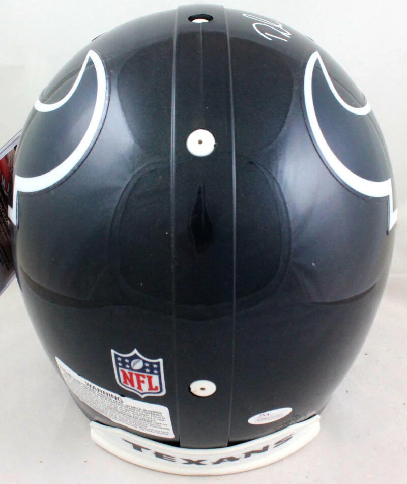 Watson & Hopkins Autographed Texans F/S Proline Helmet - JSA W Auth *White - Image 5