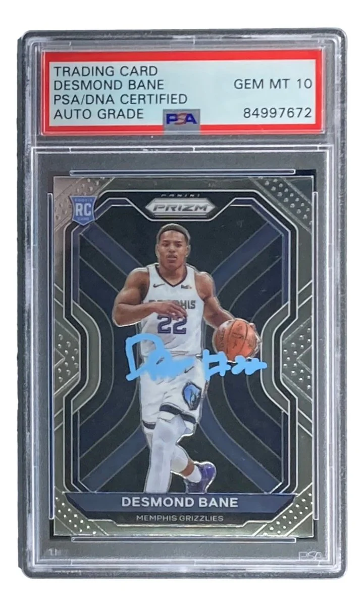 Desmond Bane Signed 2020 Panini Prizm #297 Rookie Card PSA/DNA Gem MT 10 - Image 4