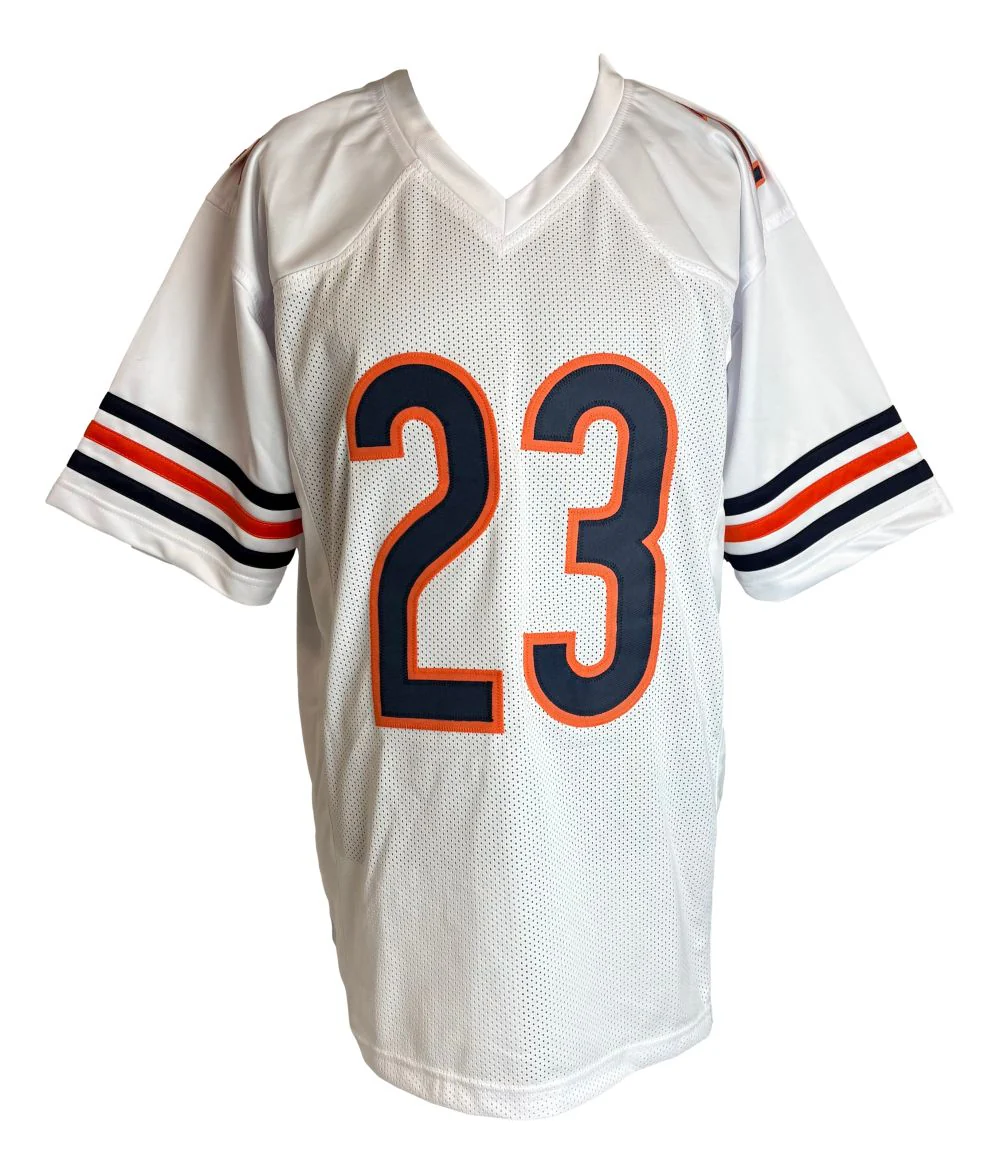 Devin Hester Chicago Signed White Football Jersey JSA QR Hologram - Image 3