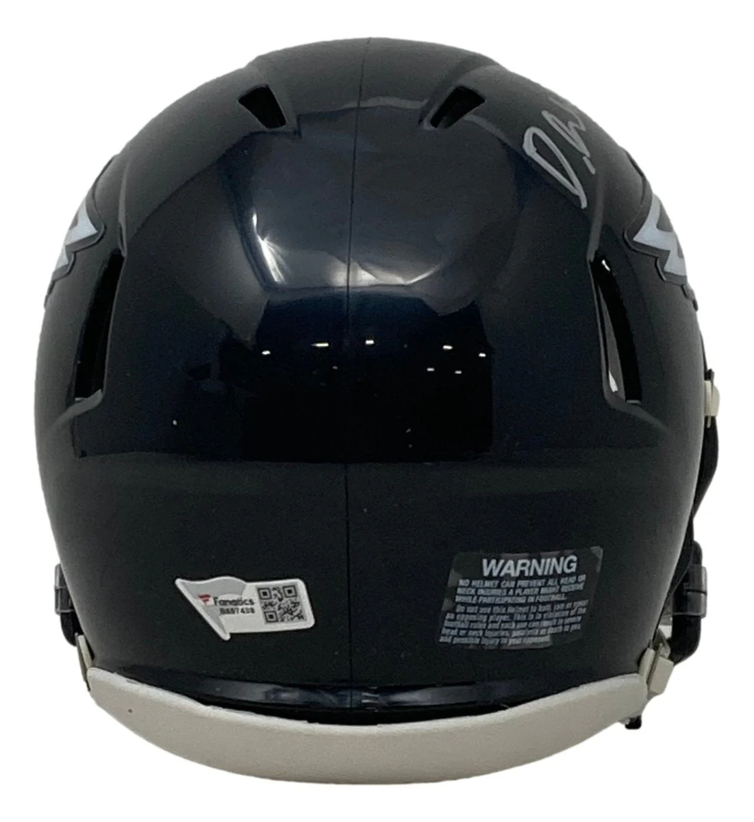 Devonta Smith Signed Philadelphia Eagles Alternate Mini Speed Helmet Fanatics - Image 3