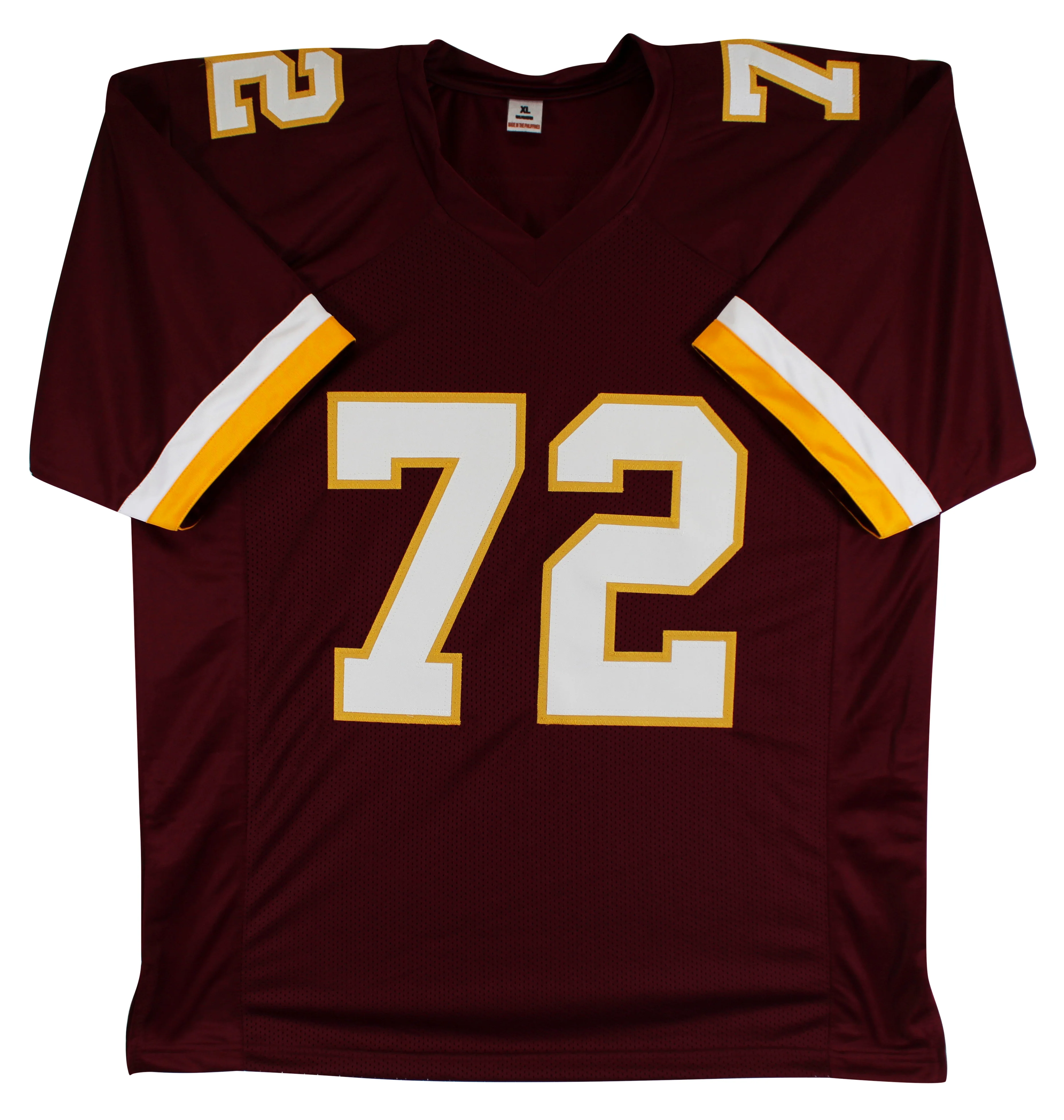 Dexter Manley "2x SB Champ" Authentic Signed Maroon Pro Style Jersey BAS Witness - Image 4