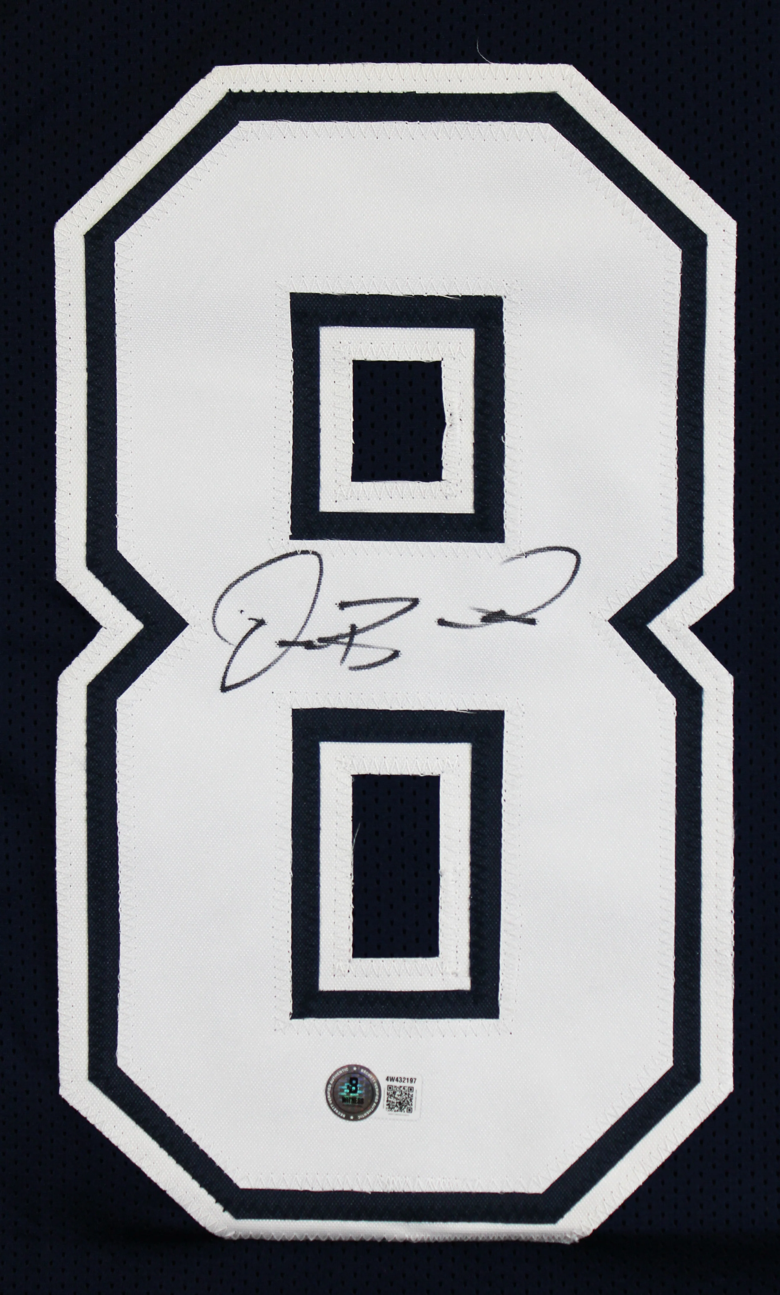 Dez Bryant Authentic Signed Navy Pro Style Jersey Autographed BAS Witnessed - Image 3