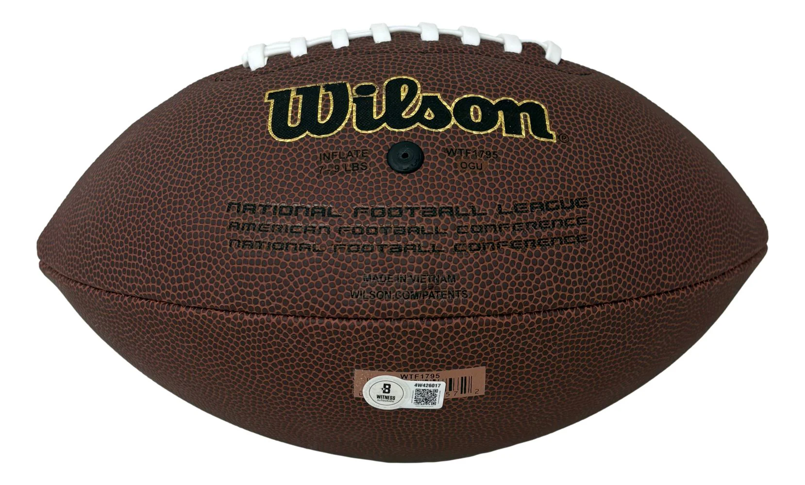Dez Bryant Dallas Cowboys Signed Wilson Super Grip Football BAS - Image 3