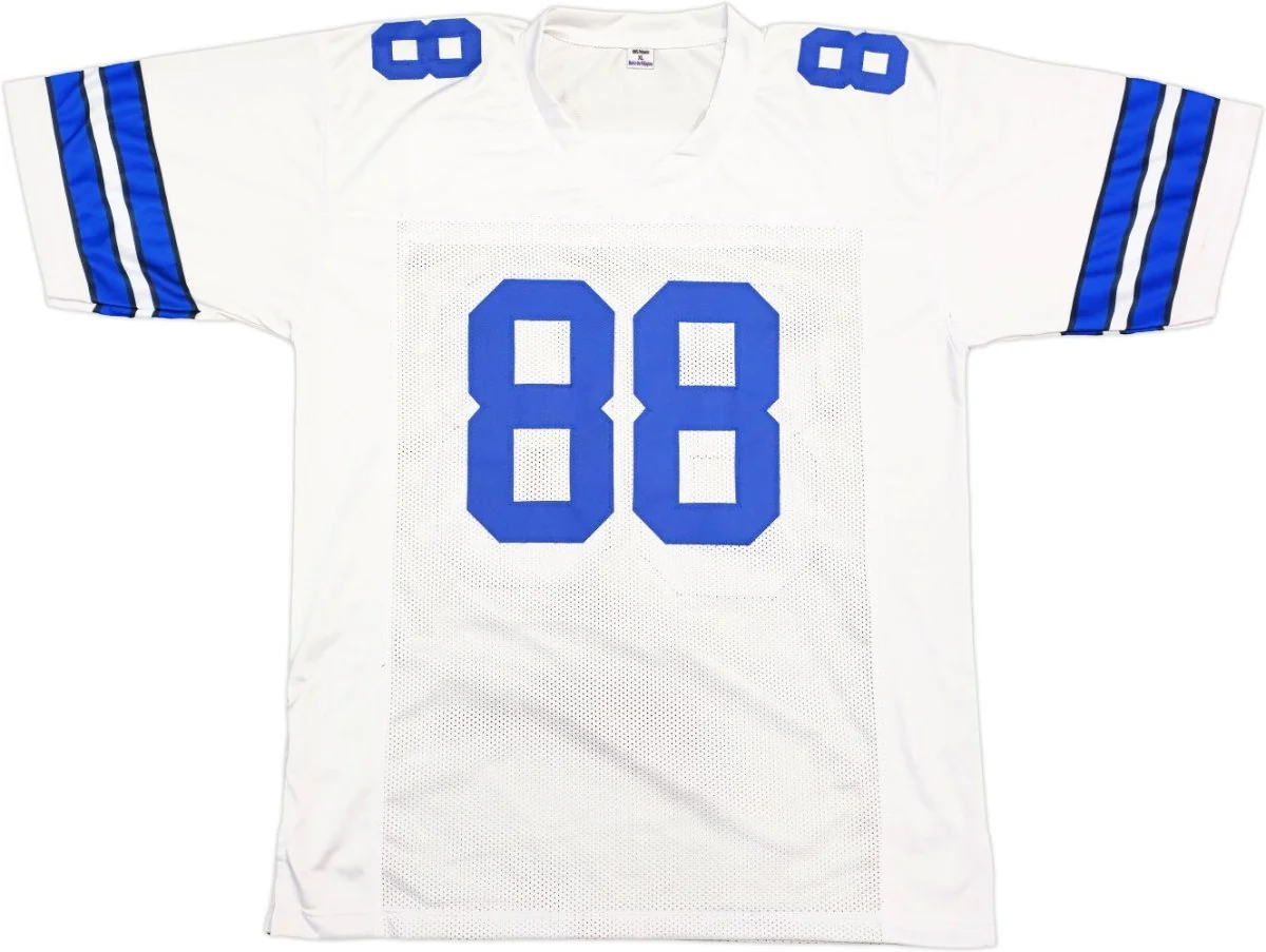 Dez Bryant Dallas Signed White Football Jersey BAS ITP - Image 3