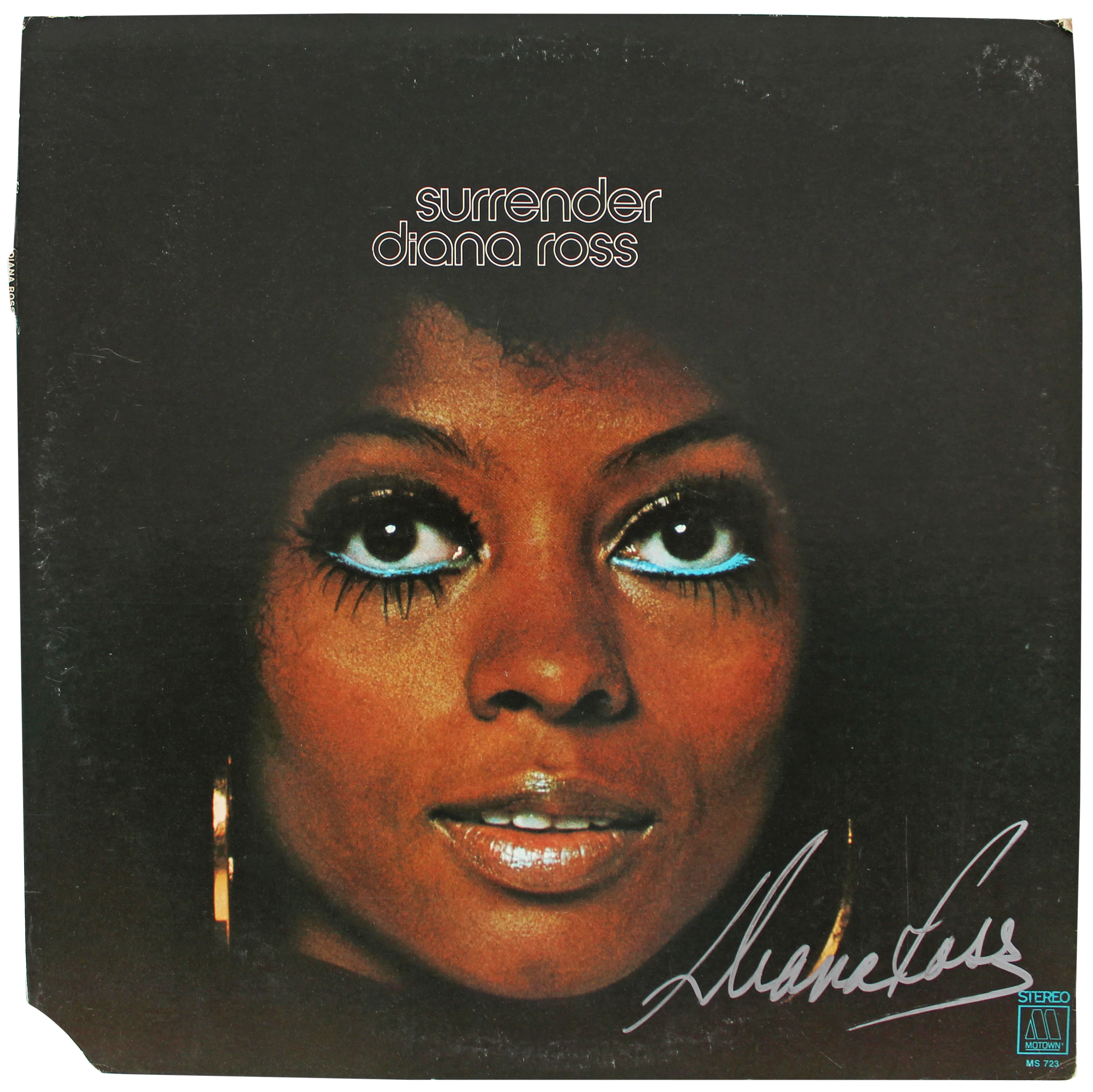 Diana Ross Authentic Signed Surrender Album Cover W/ Vinyl JSA #M46859 - Image 4