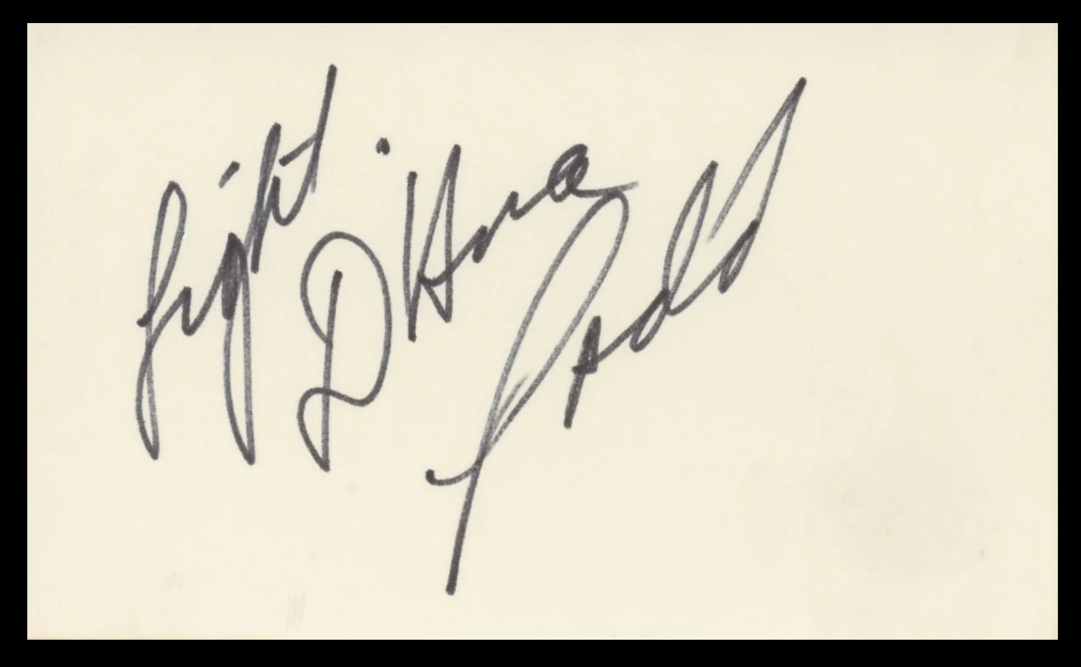Diane Ladd Wild At Heart Light Authentic Signed 3x5 Index Card BAS #BV59068