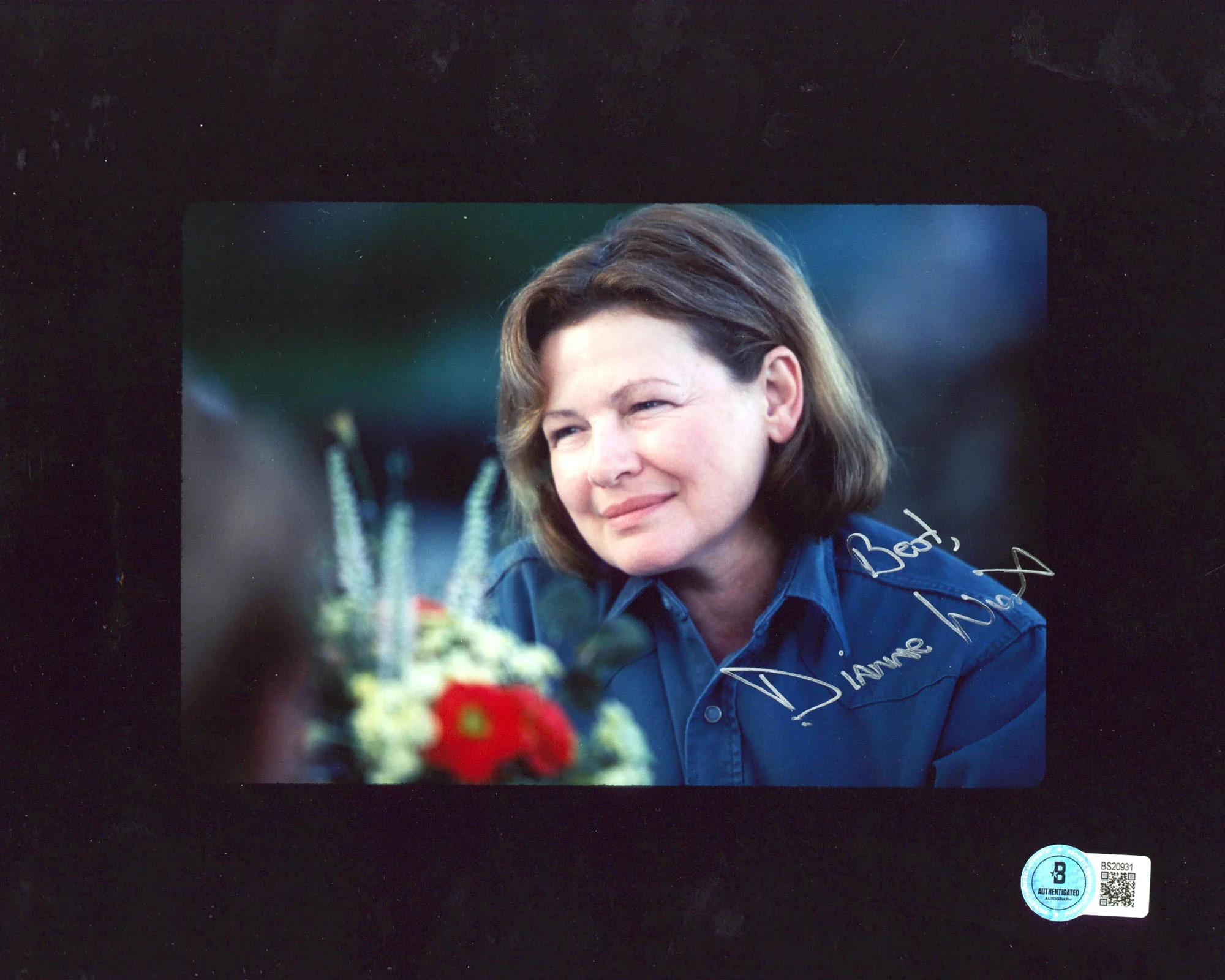 Dianne Wiest The Horse Whisperer "Best" Authentic Signed 8x10 Photo BAS #BS20931 - Image 2