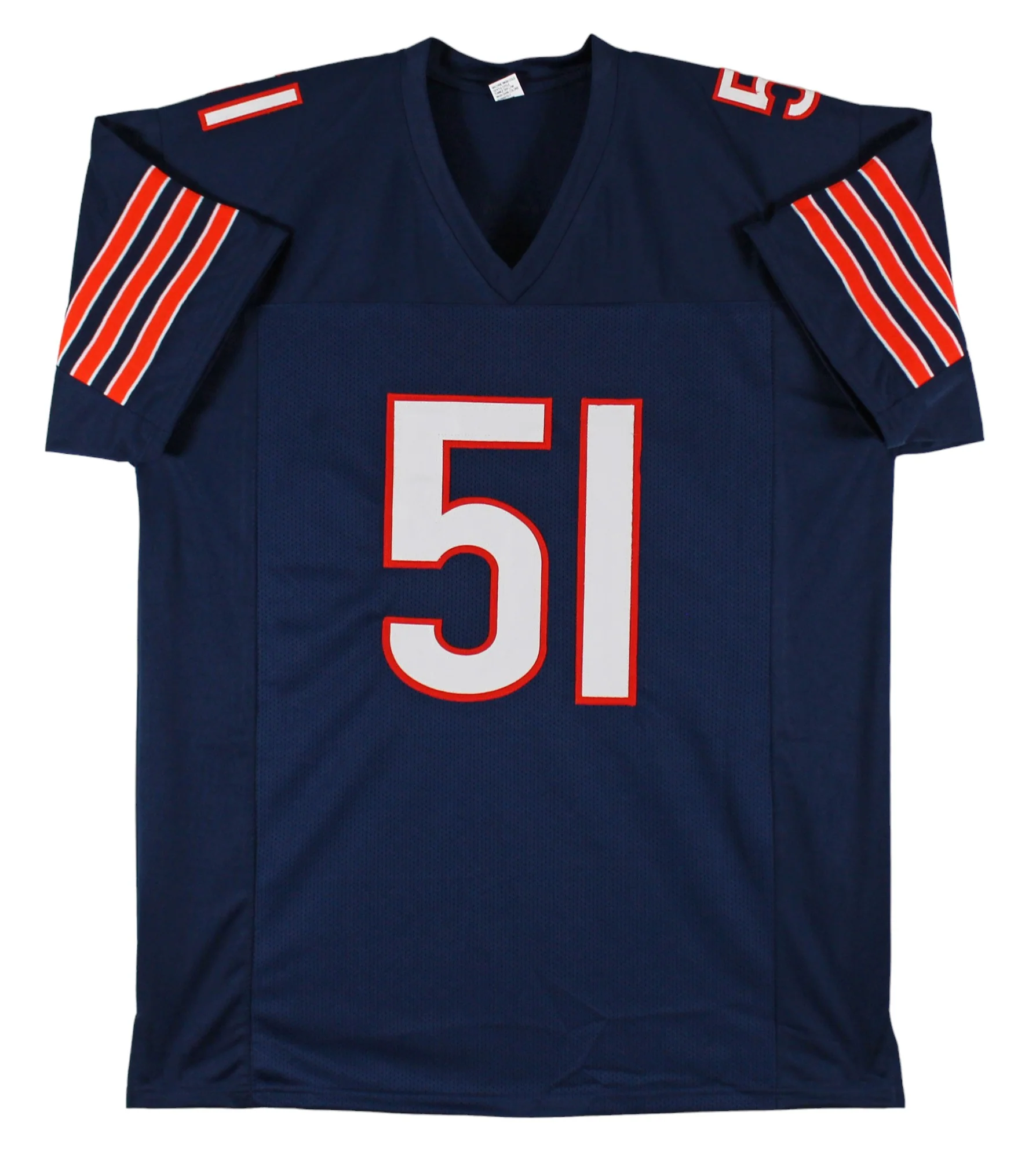 Dick Butkus Authentic Signed Navy Blue Pro Style Jersey Autographed BAS - Image 4