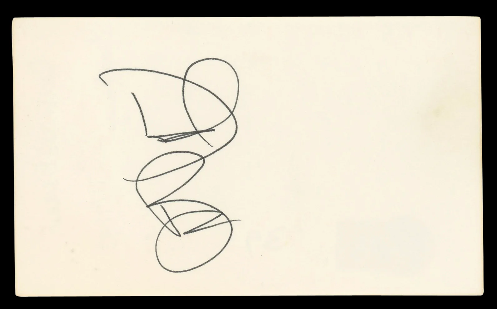 Diedrich Bader Napoleon Dynamite Authentic Signed 3x5 Index Card BAS #BL96944 - Image 2