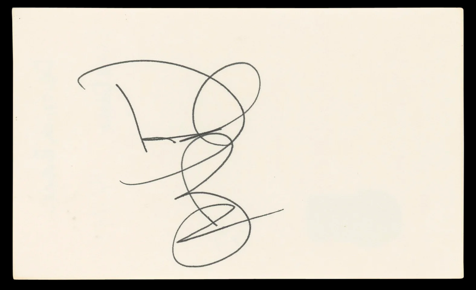 Diedrich Bader Napoleon Dynamite Authentic Signed 3x5 Index Card BAS #BL96945