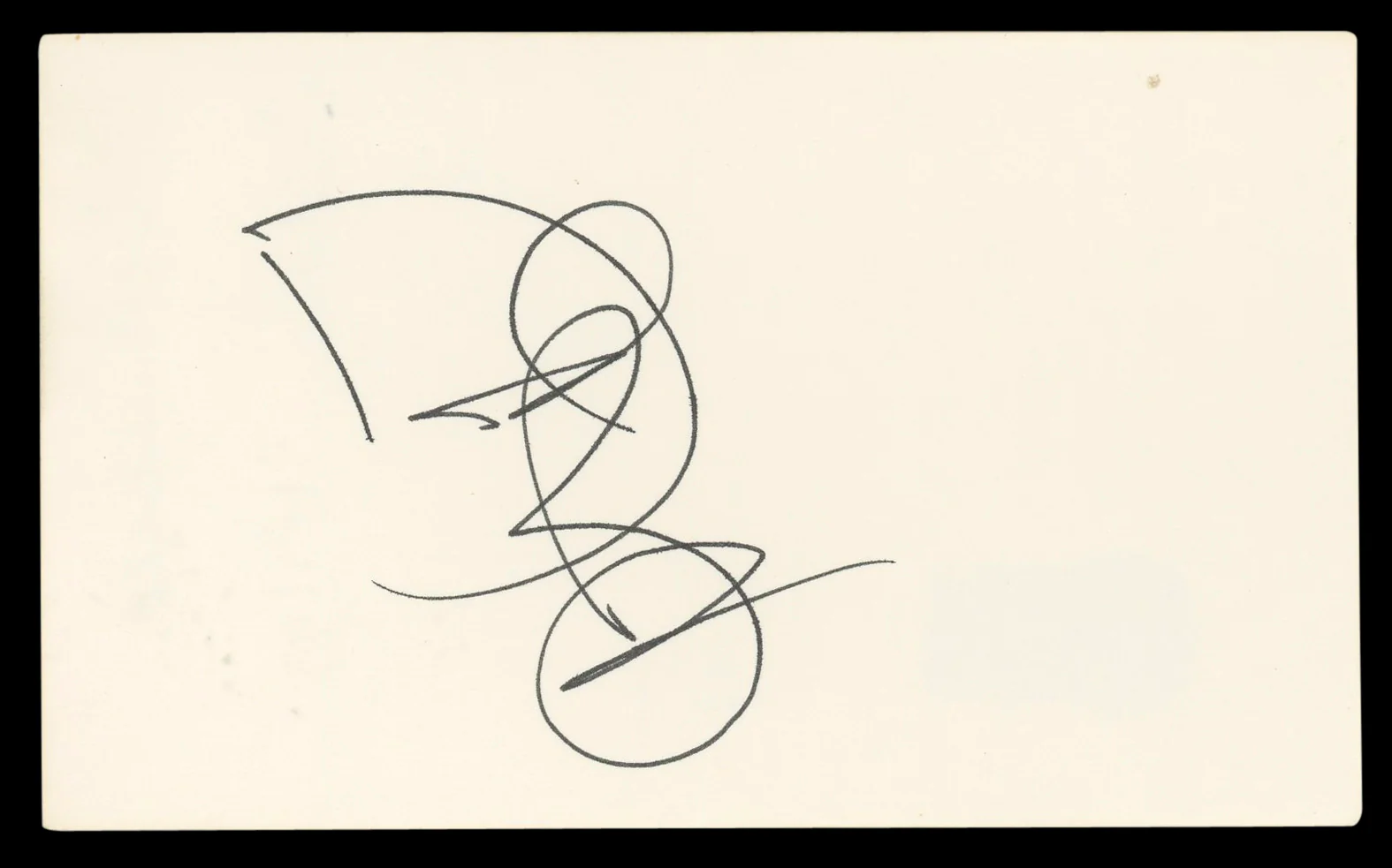 Diedrich Bader Napoleon Dynamite Authentic Signed 3x5 Index Card BAS #BL96946 - Image 2