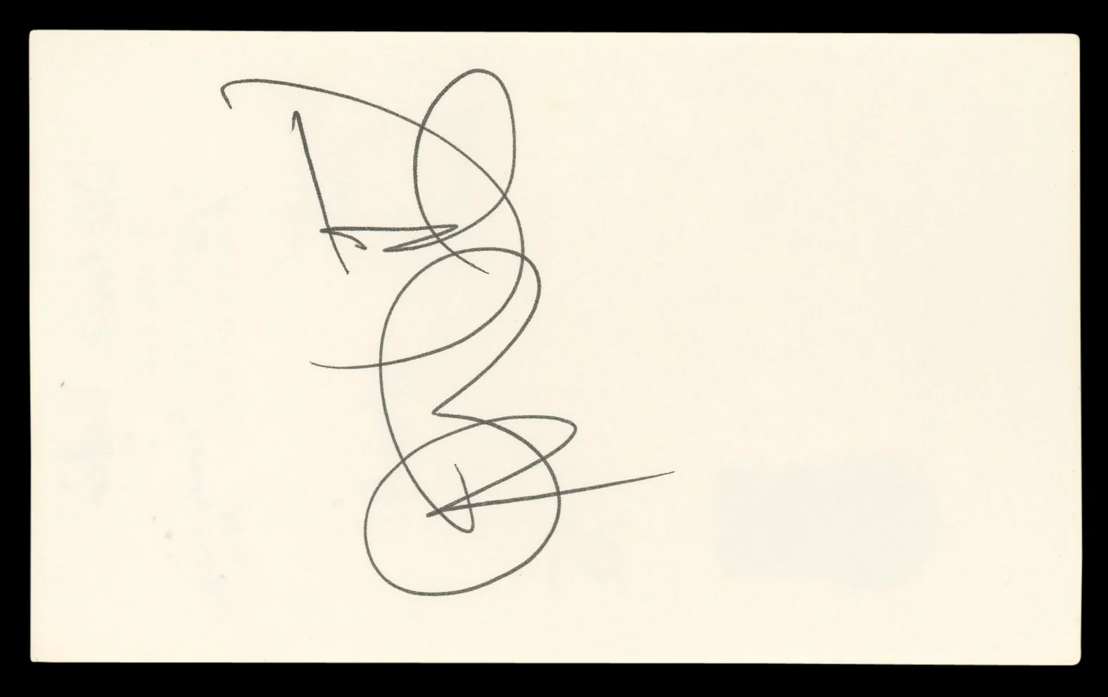 Diedrich Bader Napoleon Dynamite Authentic Signed 3x5 Index Card BAS #BL96947 - Image 2