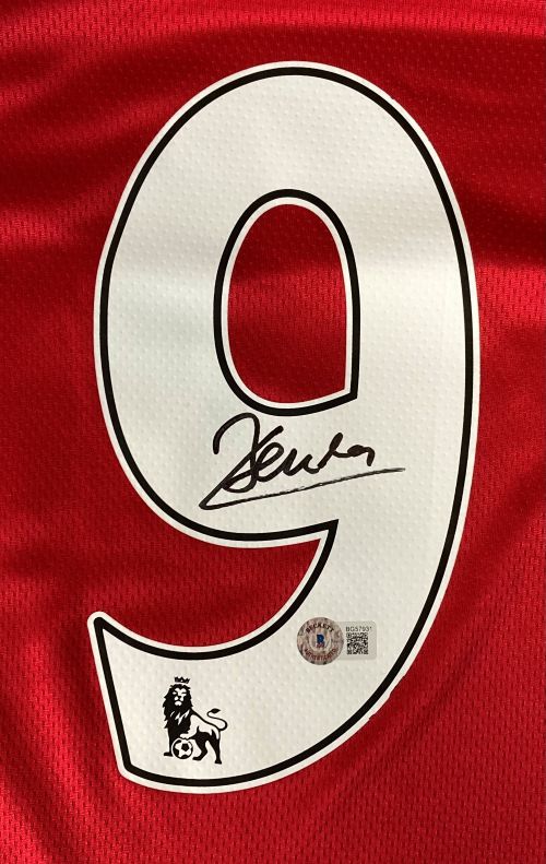 Dimitar Berbatov Signed Manchester United Nike Soccer Jersey BAS - Image 2