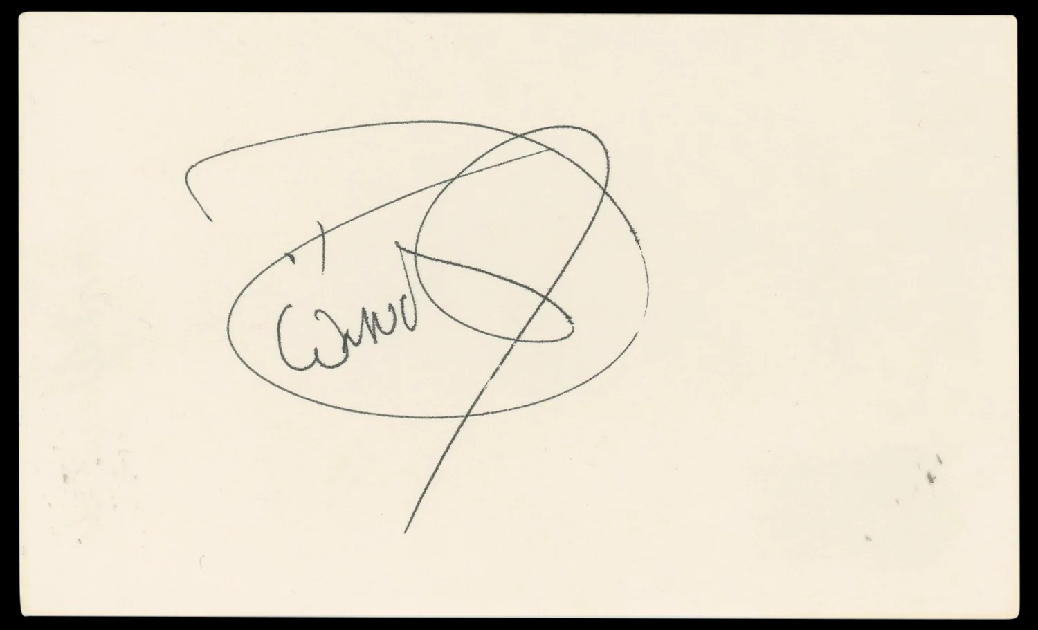 Dionne Warwick Authentic Signed 3x5 Index Card Autographed BAS #BN33209 - Image 2