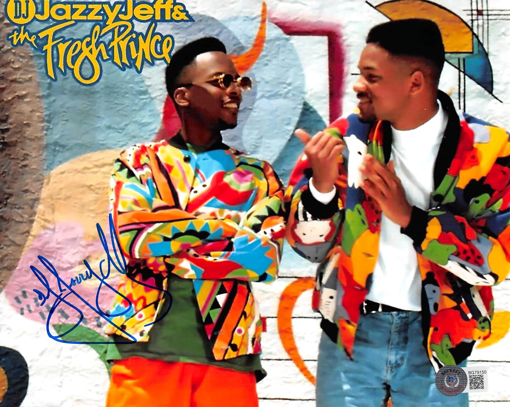 DJ Jazzy Jeff Fresh Prince of Bel-Air Authentic Signed 8x10 Photo BAS #BG79150