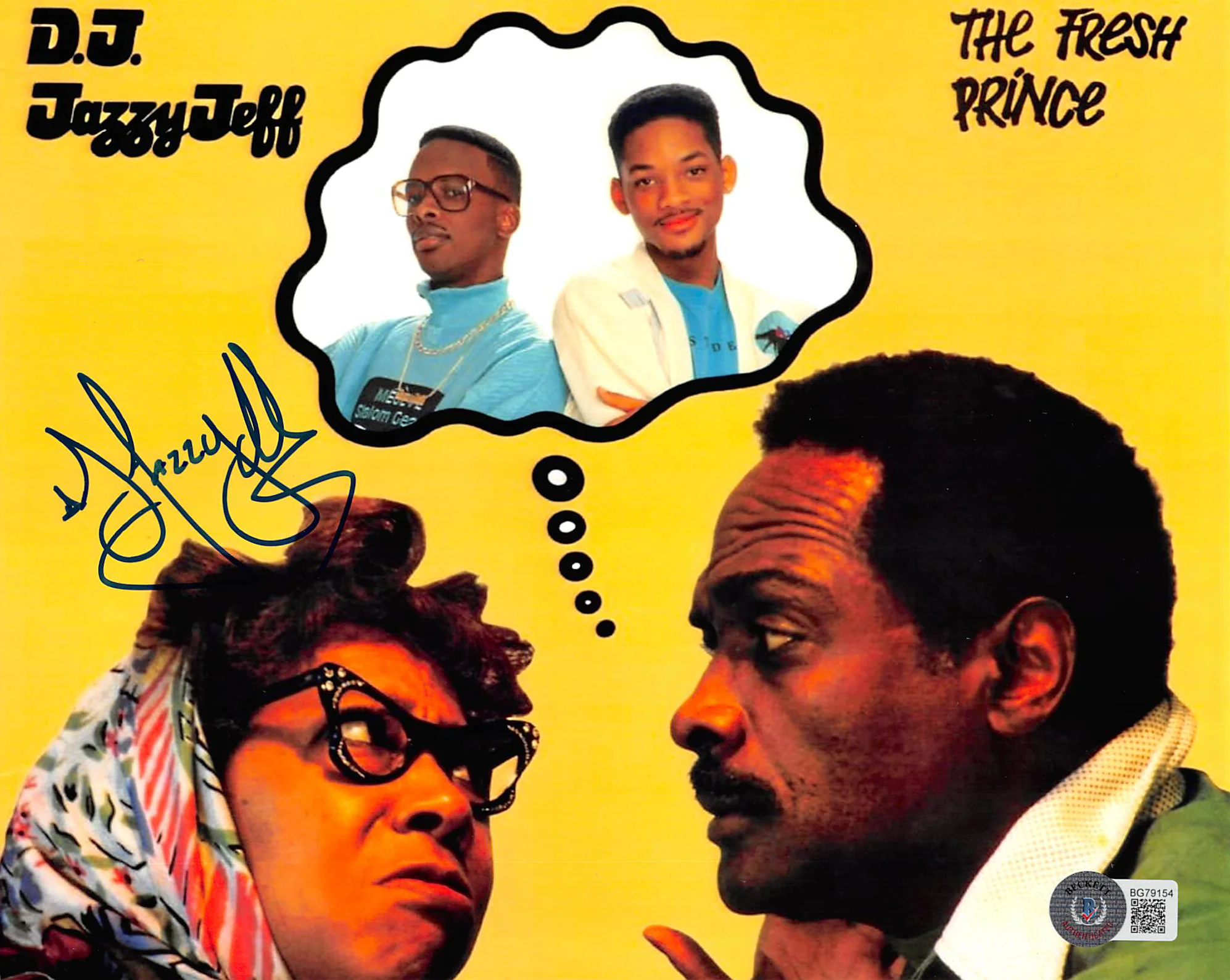 DJ Jazzy Jeff Fresh Prince of Bel-Air Authentic Signed 8x10 Photo BAS #BG79154 - Image 2