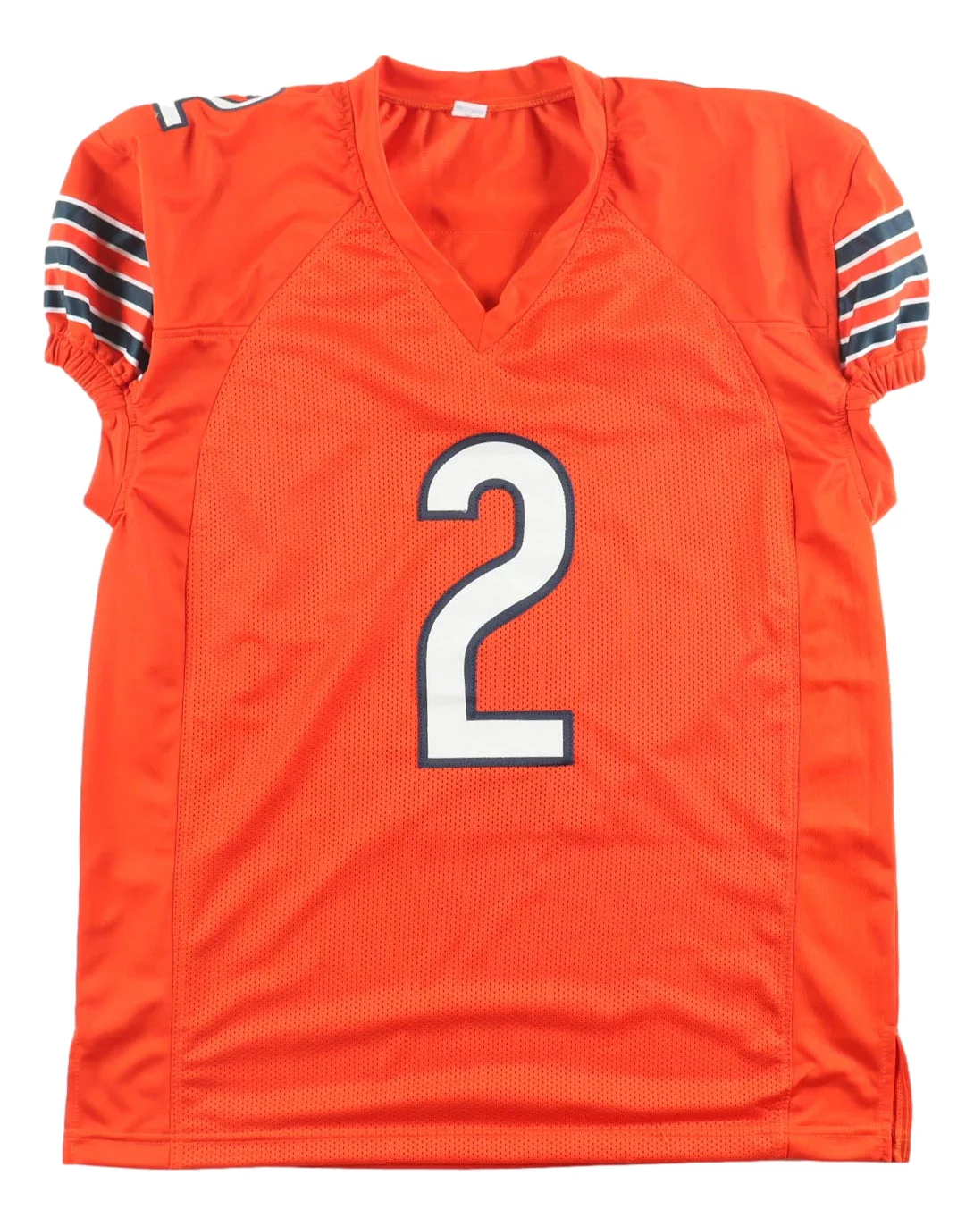 DJ Moore Chicago Signed Orange Pro-Cut Football Jersey JSA QR Hologram - Image 3