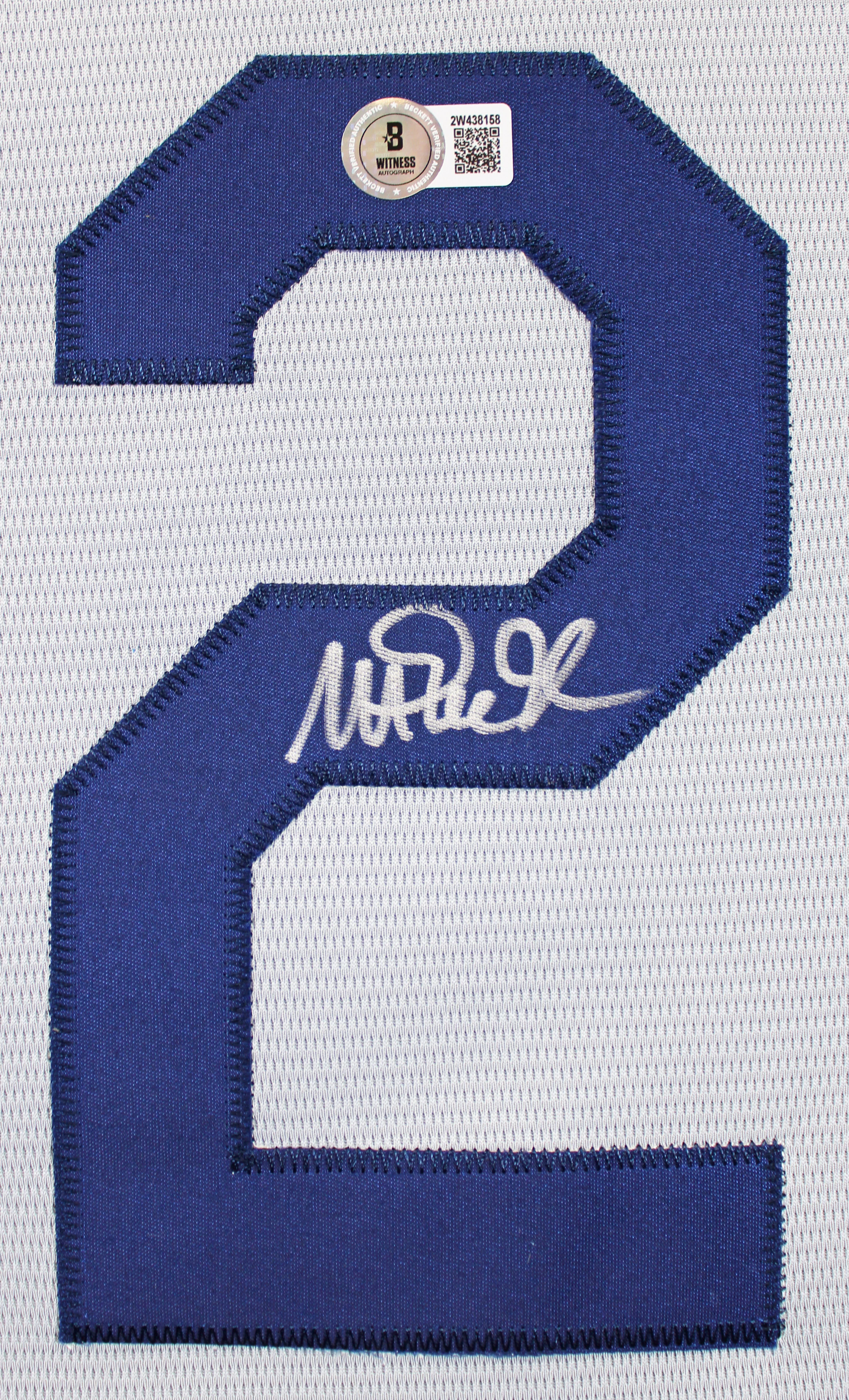Dodgers Magic Johnson Authentic Signed Grey Nike Jersey BAS Witnessed - Image 2