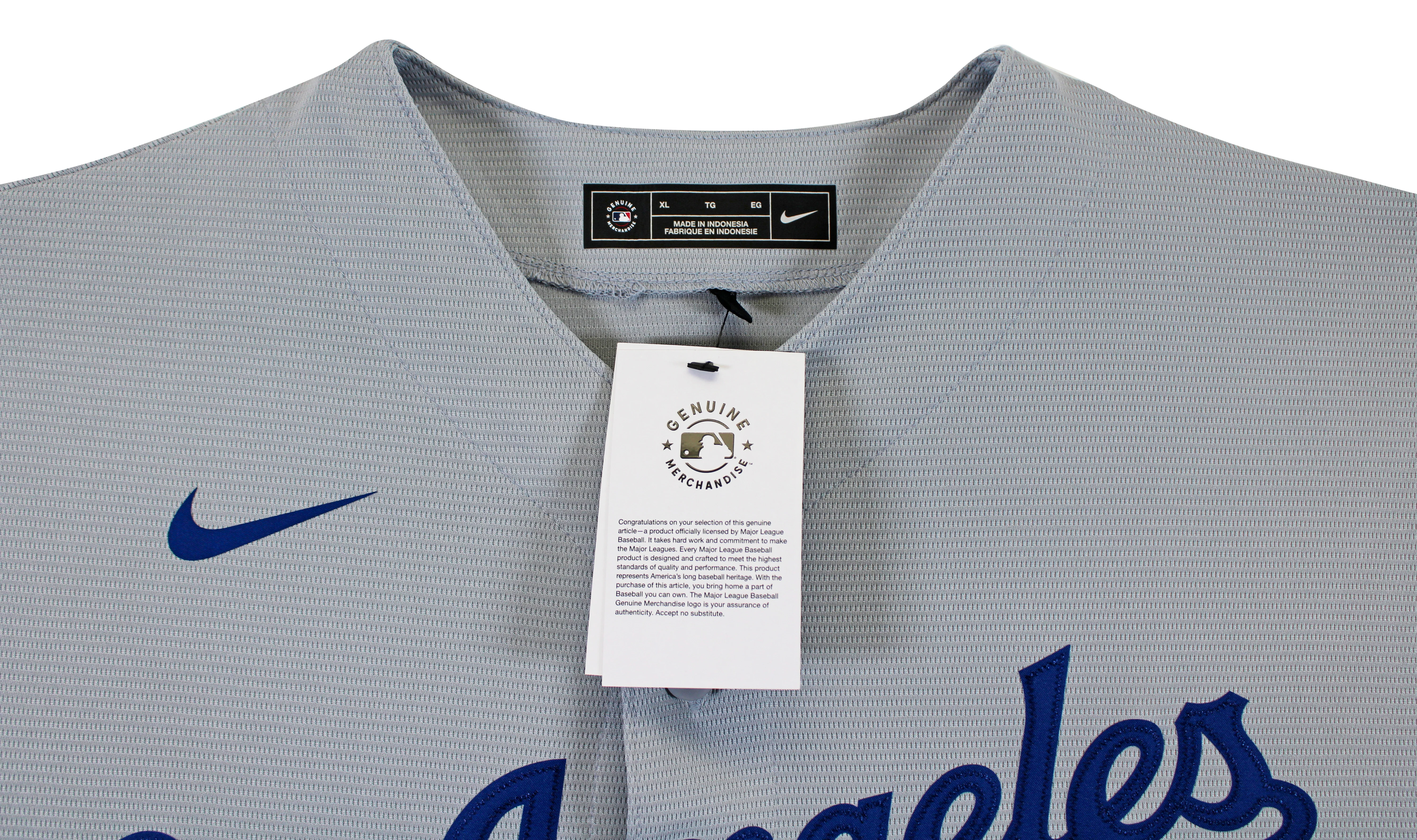 Dodgers Magic Johnson Authentic Signed Grey Nike Jersey BAS Witnessed - Image 4