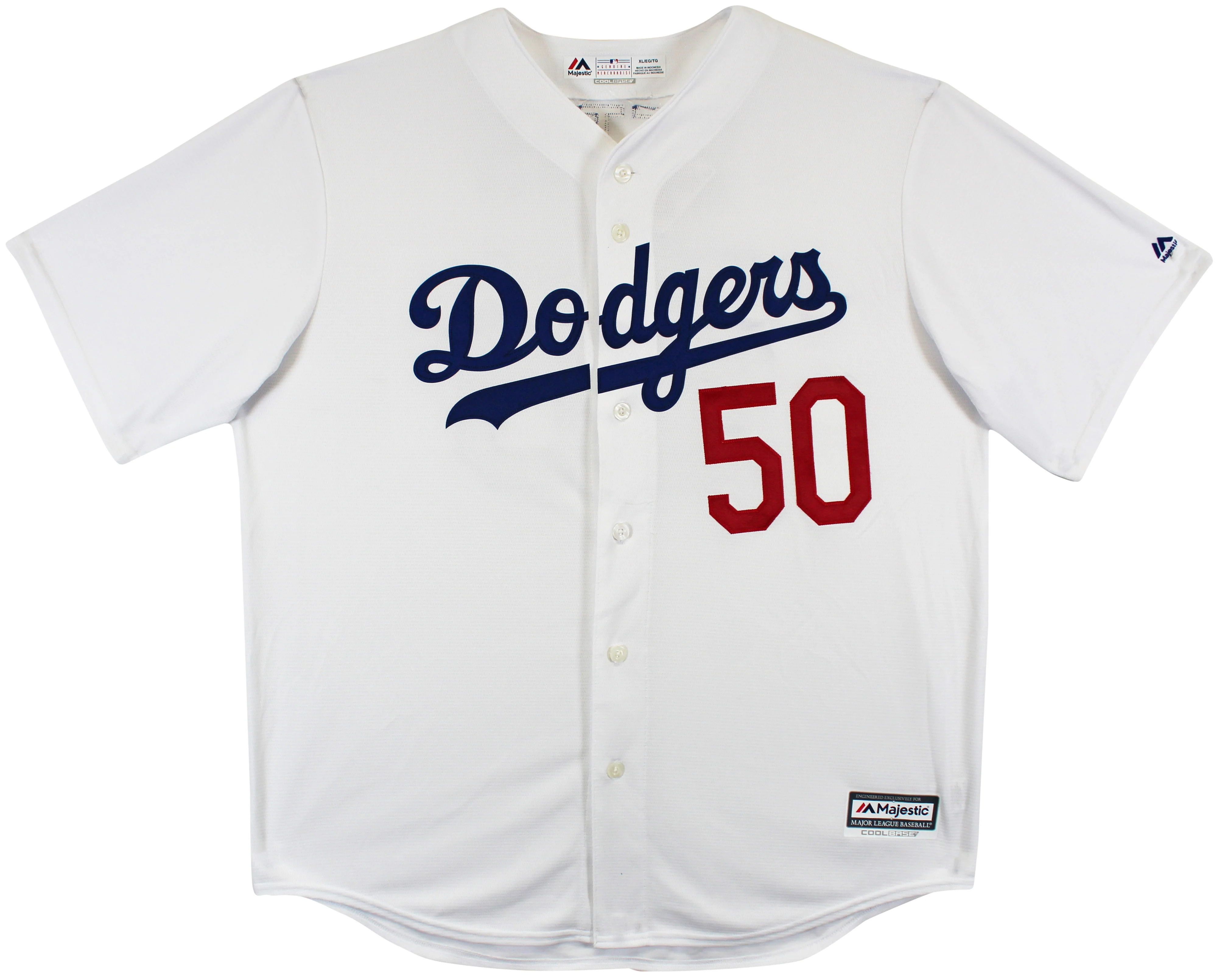 Dodgers Mookie Betts Authentic Signed White Majestic Cool Base Jersey JSA Wit - Image 4