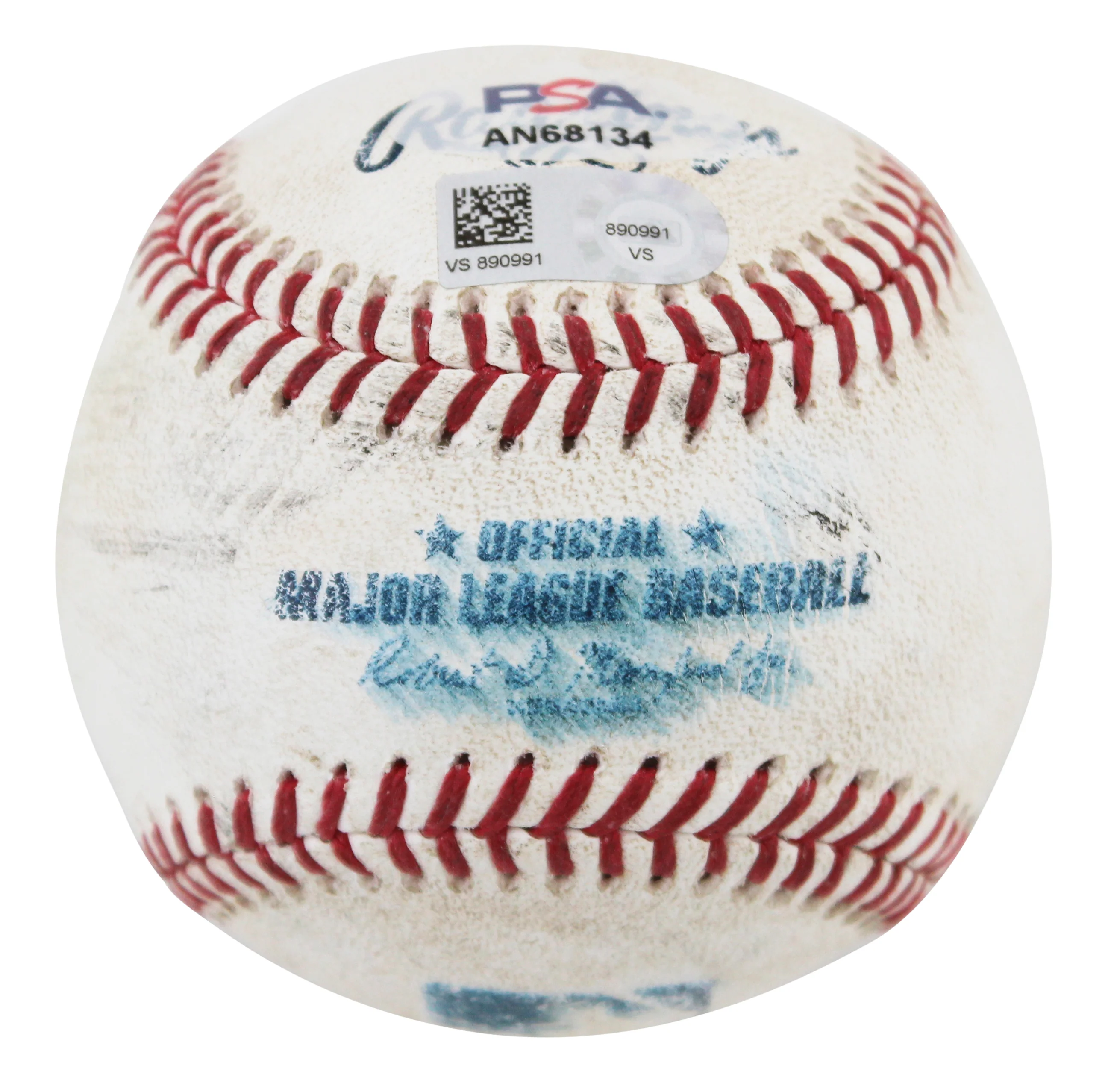 Dodgers Mookie Betts Signed 9/3/23 LAD vs ATL Game Used Oml Baseball PSA & MLB - Image 7