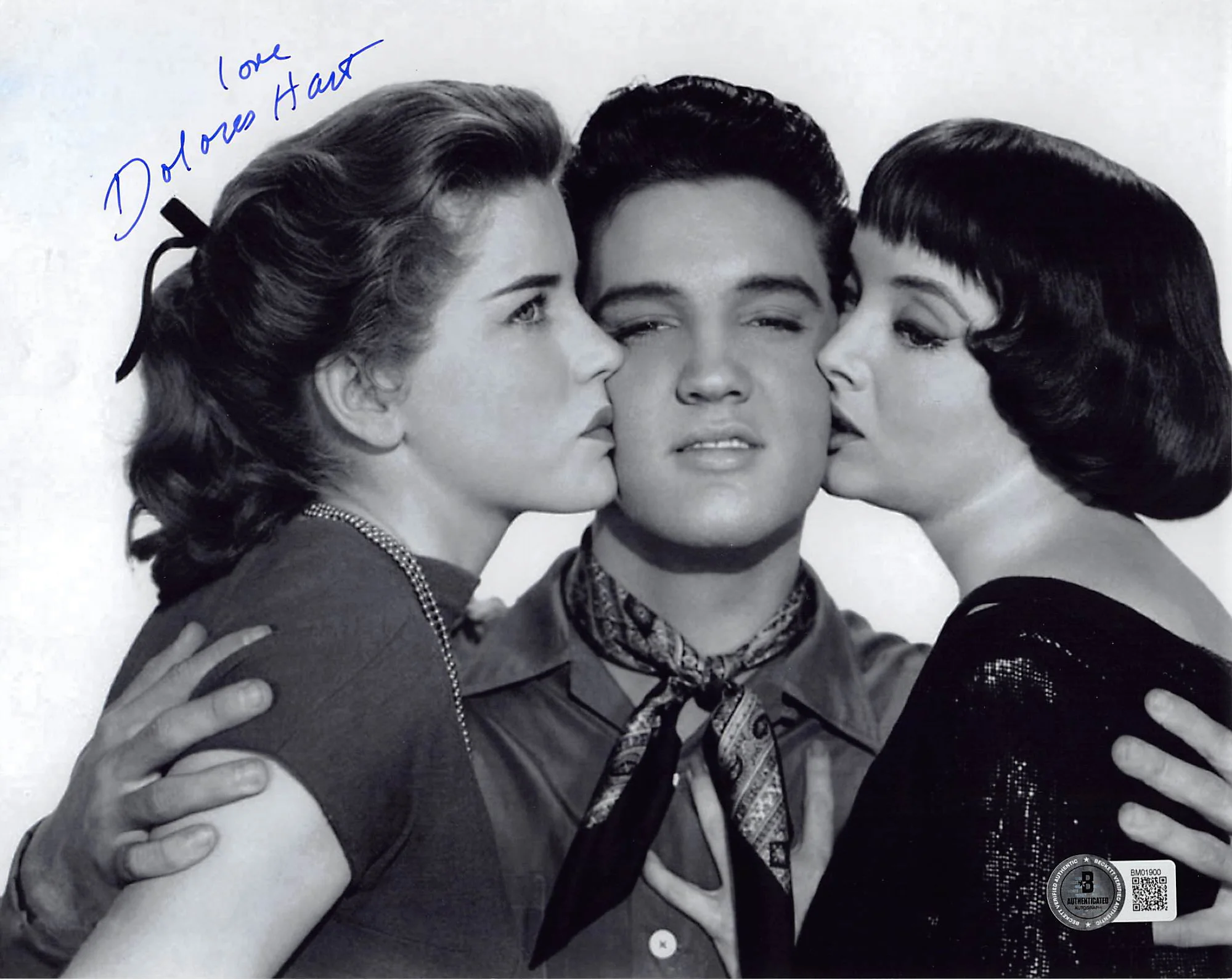 Dolores Hart Loving You "Love" Authentic Signed 8x10 Photo BAS #BM01900 - Image 2