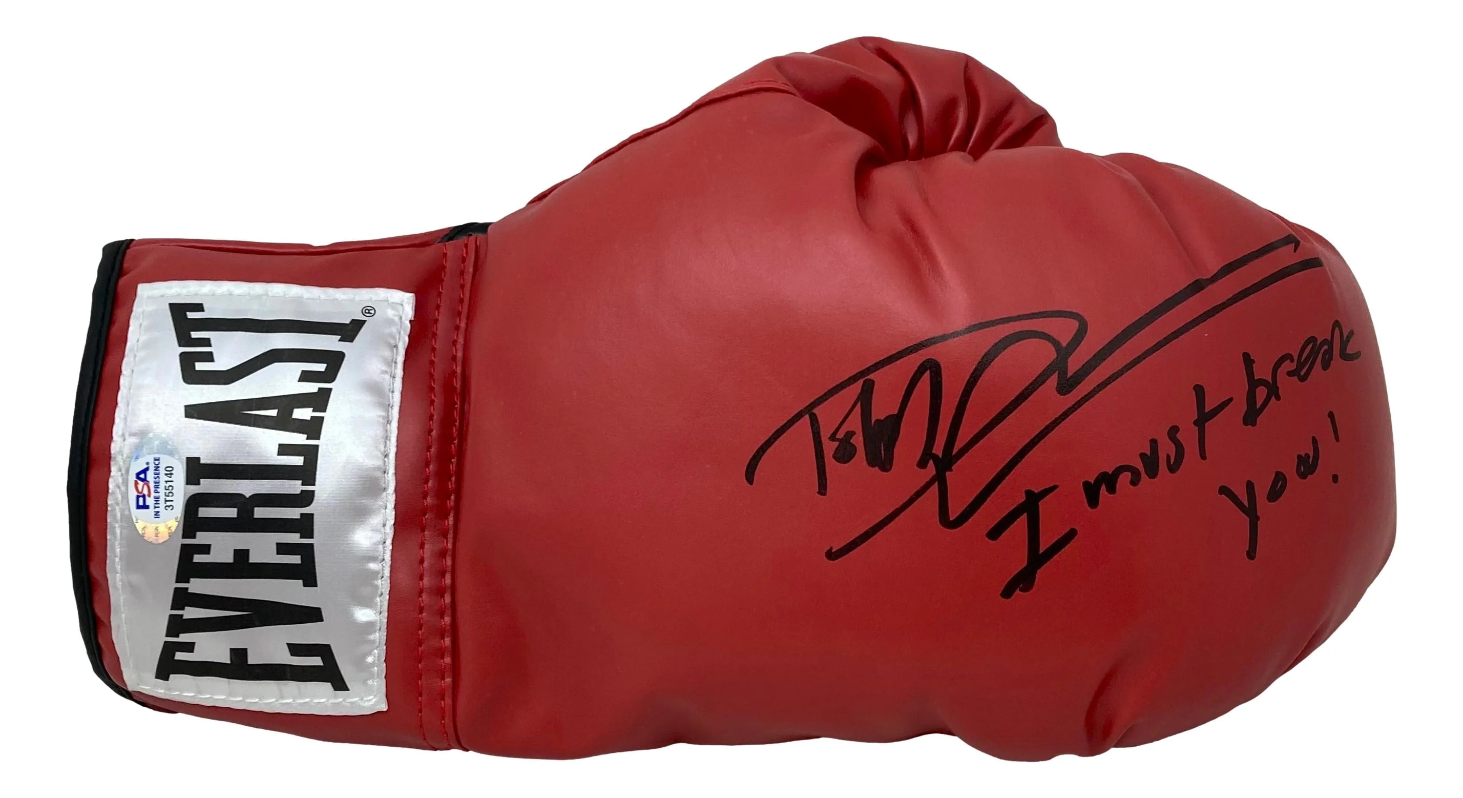 Dolph Lundgren Signed Everlast Boxing Glove I Must Break You Inscribed PSA ITP - Image 5
