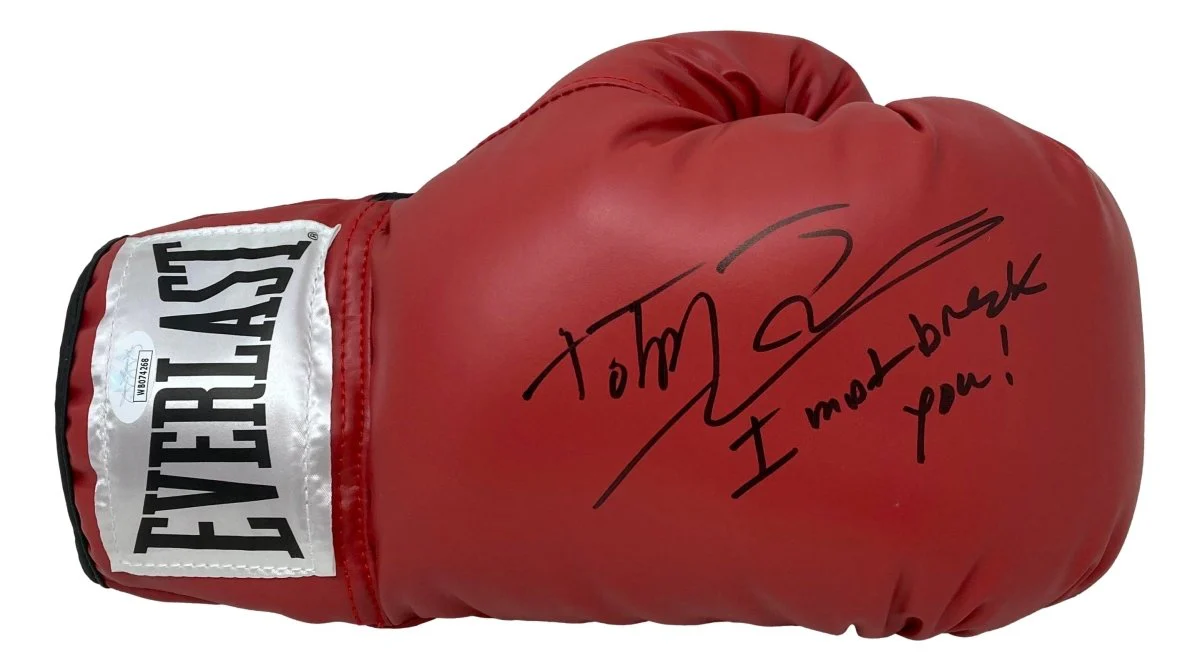 Dolph Lundgren Signed Right Everlast Boxing Glove I Must Break You Inscr JSA ITP - Image 5