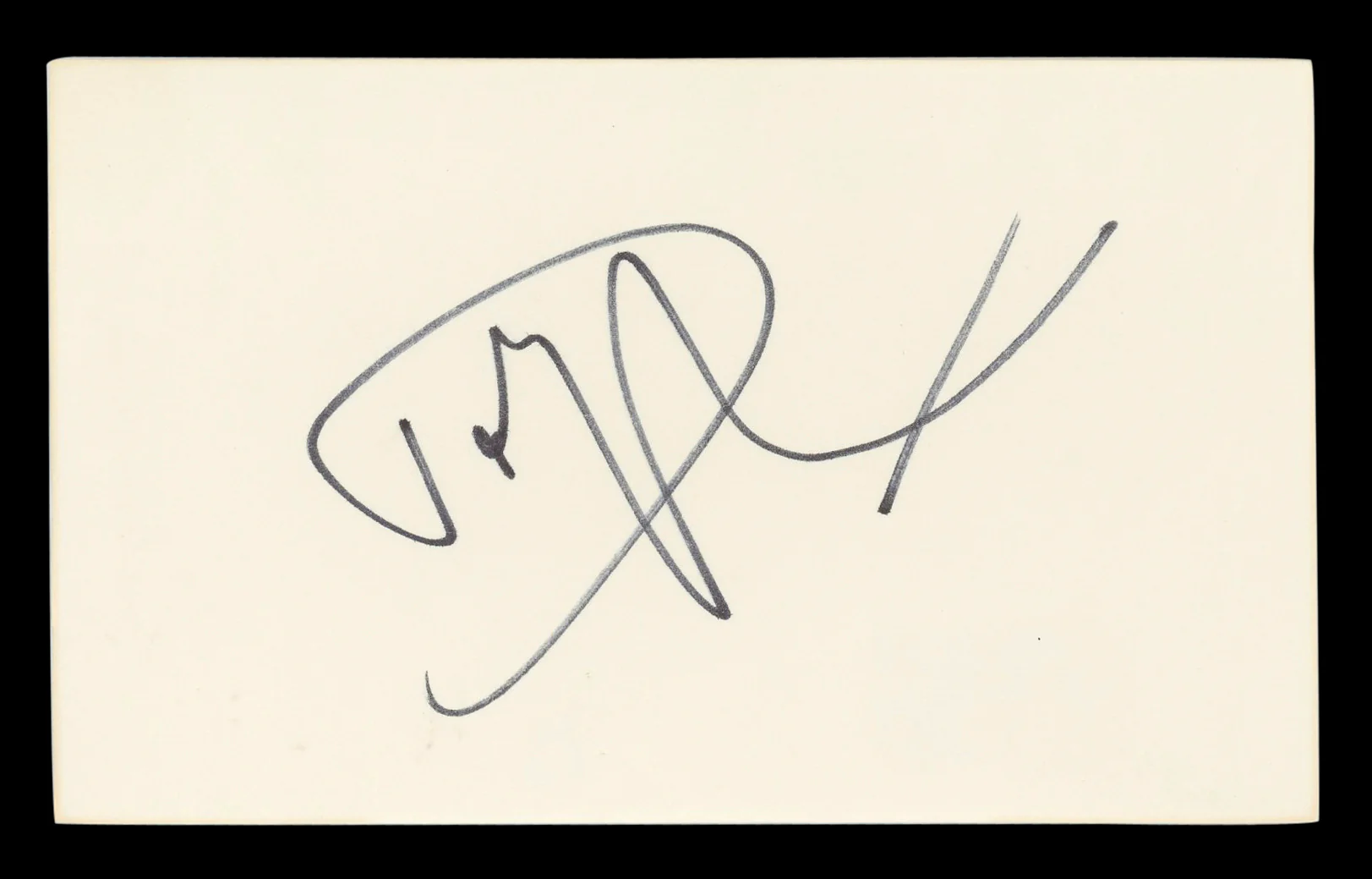 Dolph Lundgren The Expendables Authentic Signed 3x5 Index Card BAS #BL96411 - Image 2