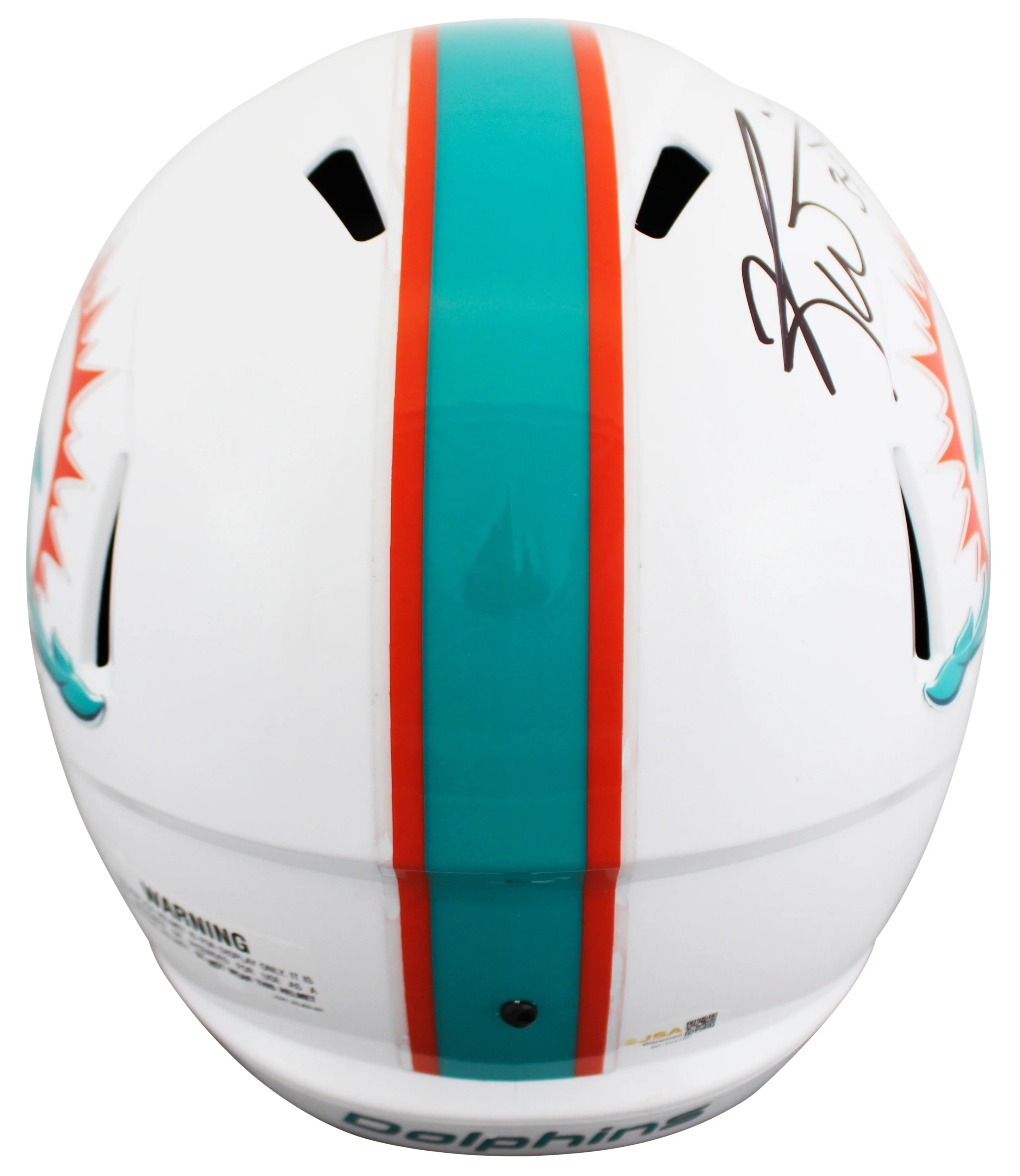 Dolphins Ricky Williams Signed Full Size Speed Rep Helmet W/ Case JSA Witness - Image 4