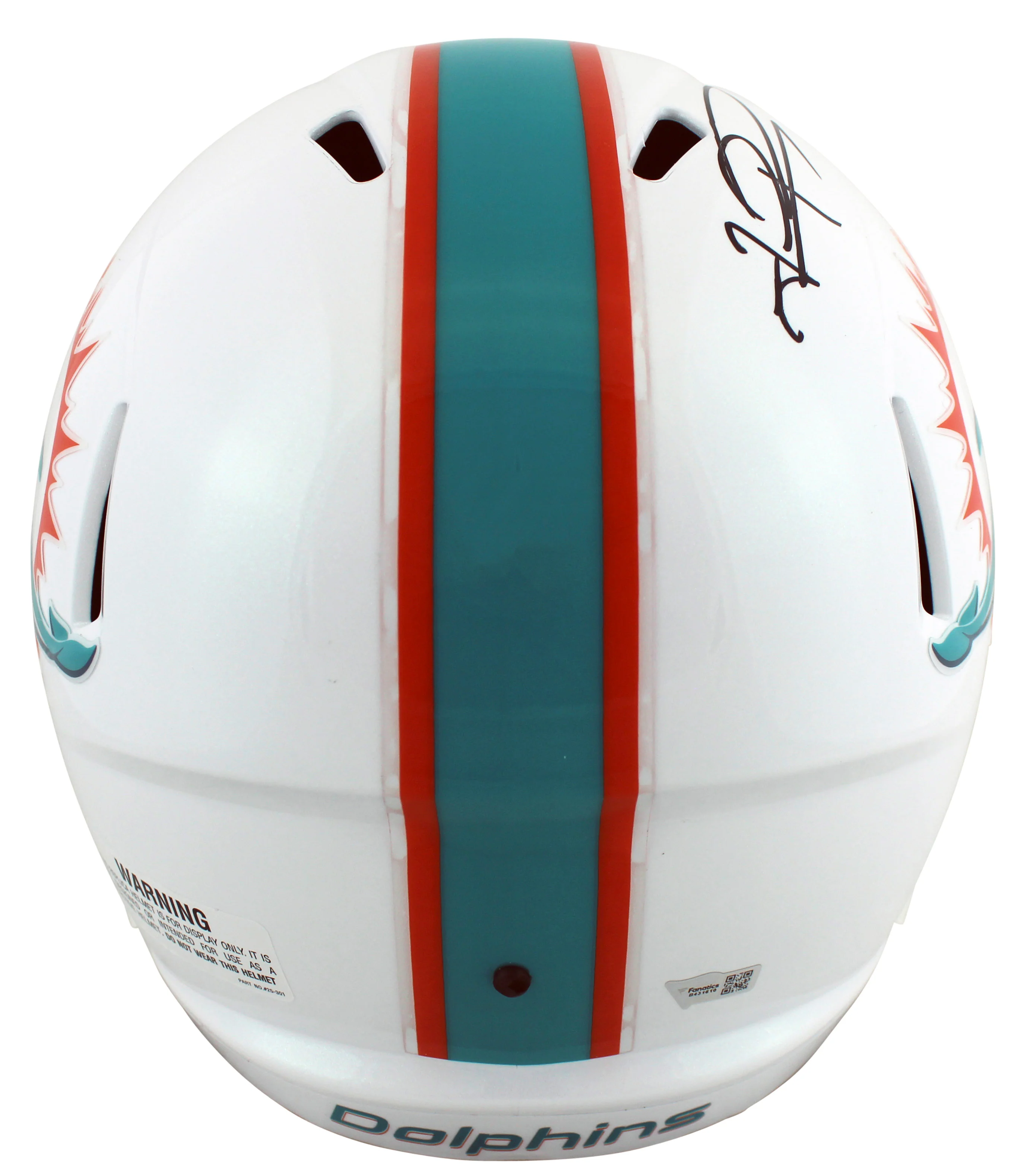 Dolphins Tua Tagovailoa & Jaylen Waddle Signed Full Size Speed Rep Helmet FAN - Image 3
