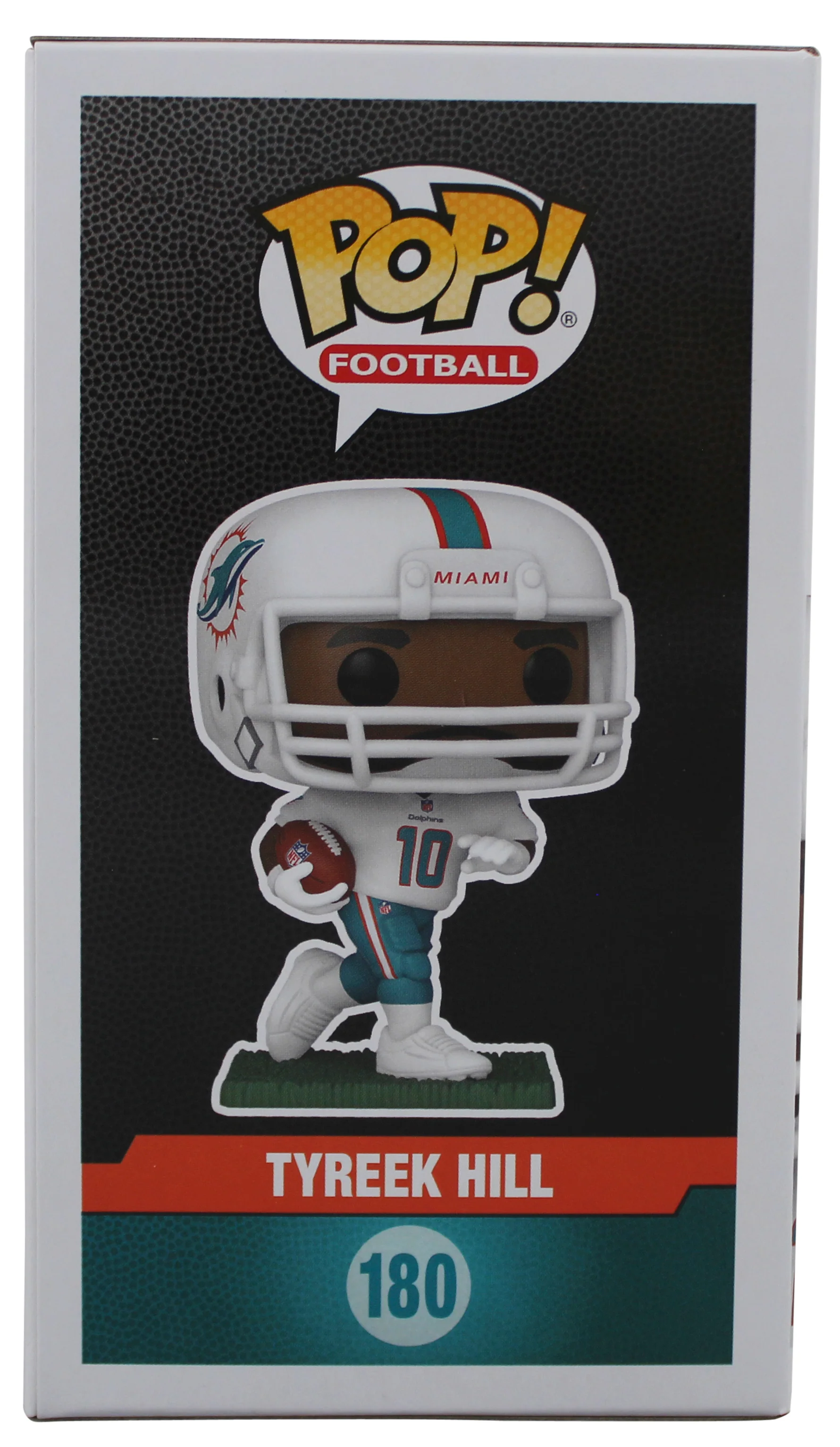 Dolphins Tyreek Hill Authentic Signed #180 Funko Pop Vinyl Figure BAS Witnessed - Image 6