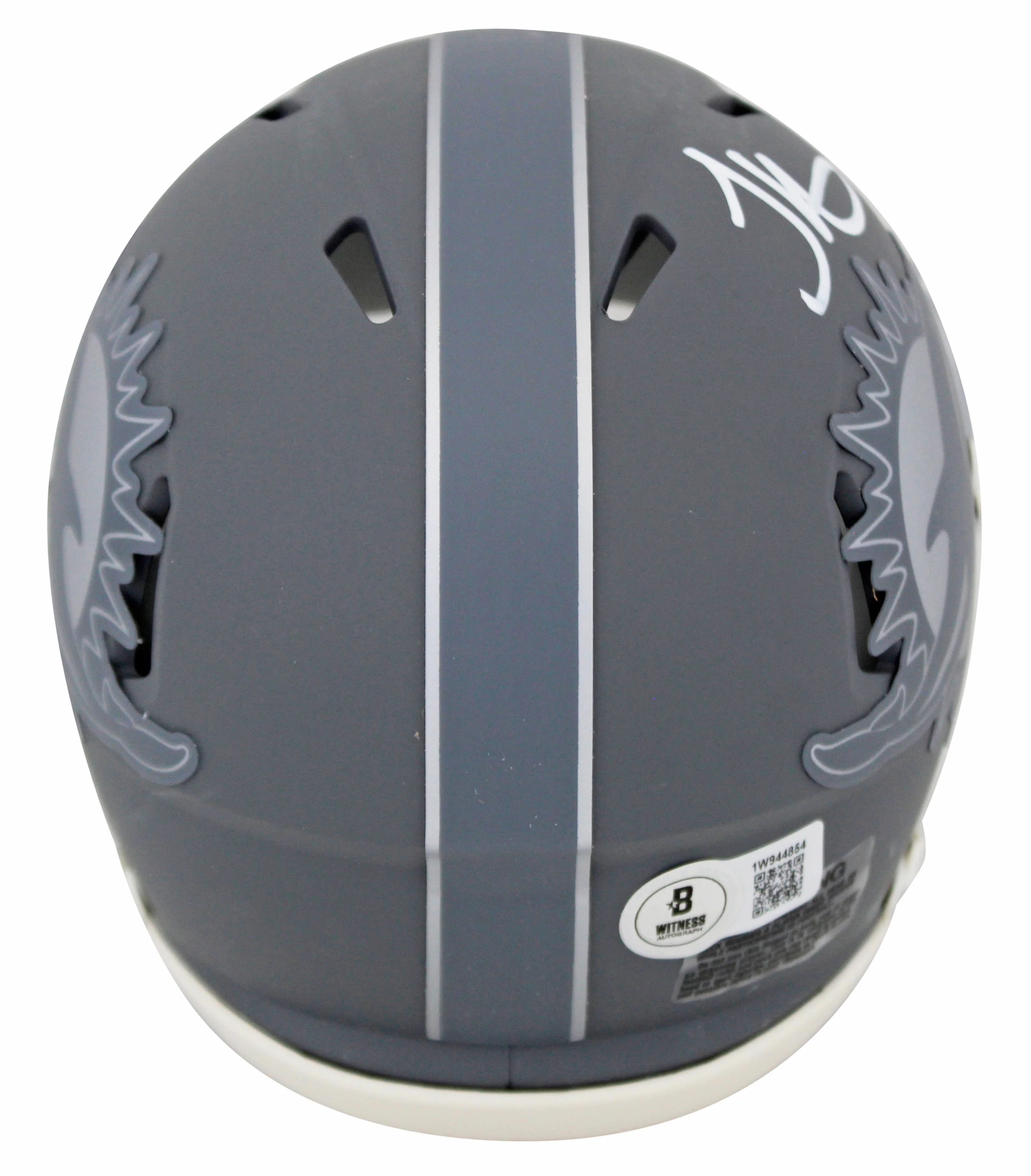 Dolphins Tyreek Hill Authentic Signed Slate Speed Mini Helmet BAS Witnessed - Image 3
