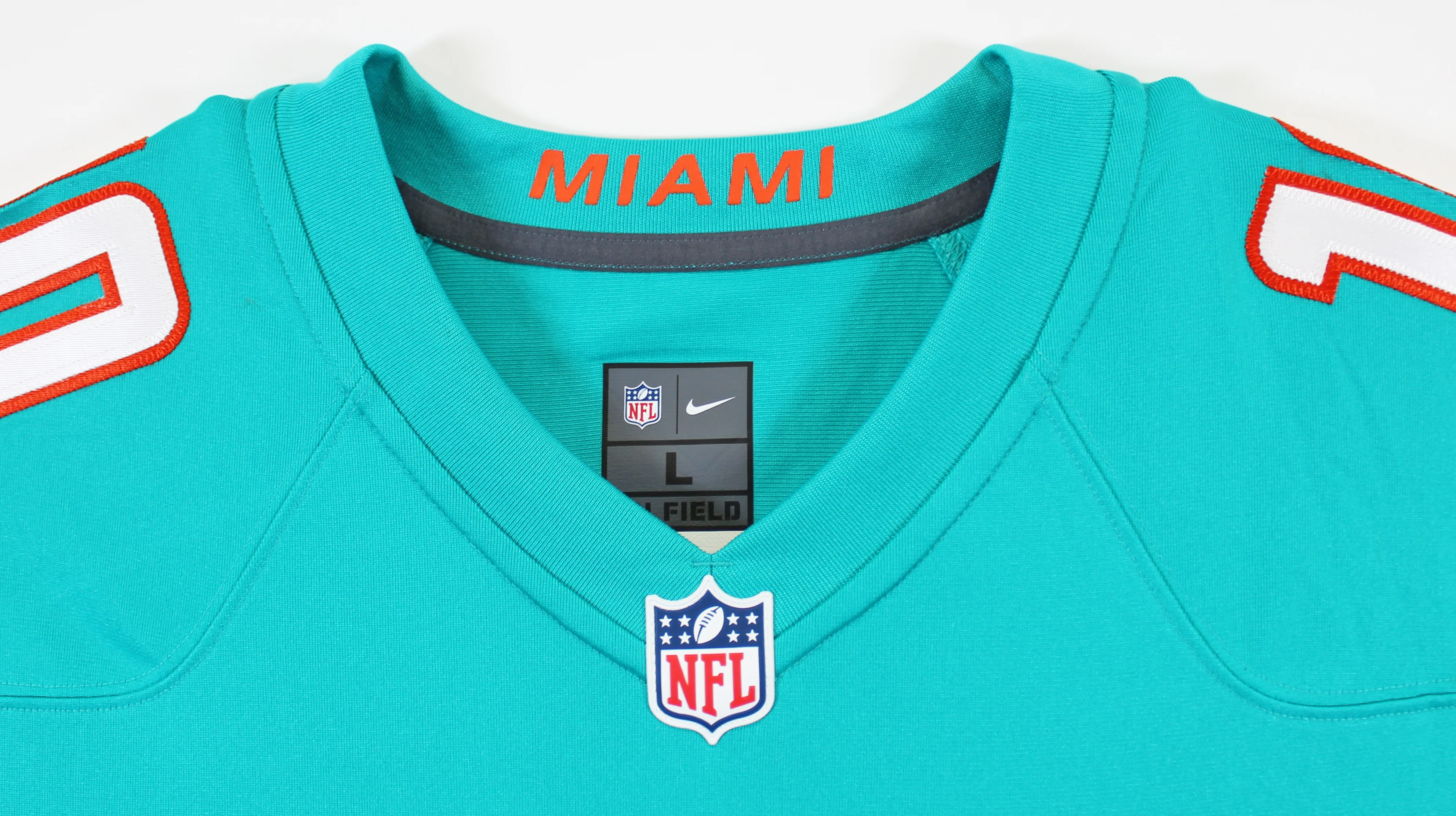 Dolphins Tyreek Hill Authentic Signed Teal Nike Jersey w/ Sewn #'s BAS Witnessed - Image 7