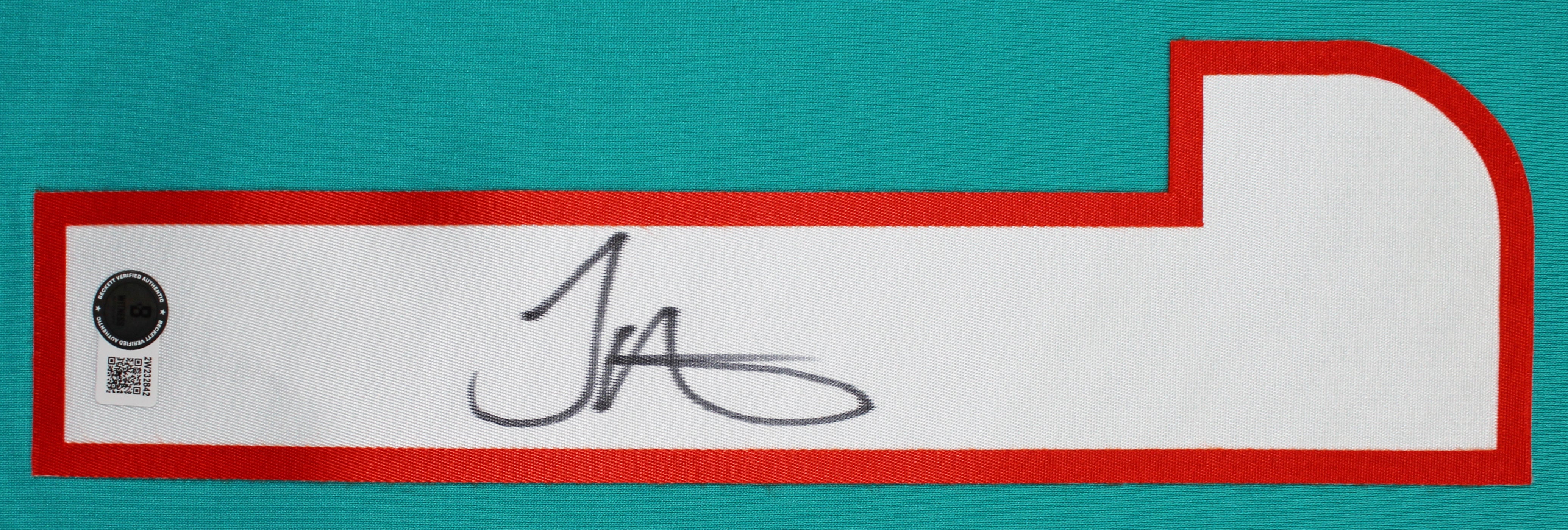 Dolphins Tyreek Hill Authentic Signed Teal Nike Limited Jersey BAS Witnessed - Image 3
