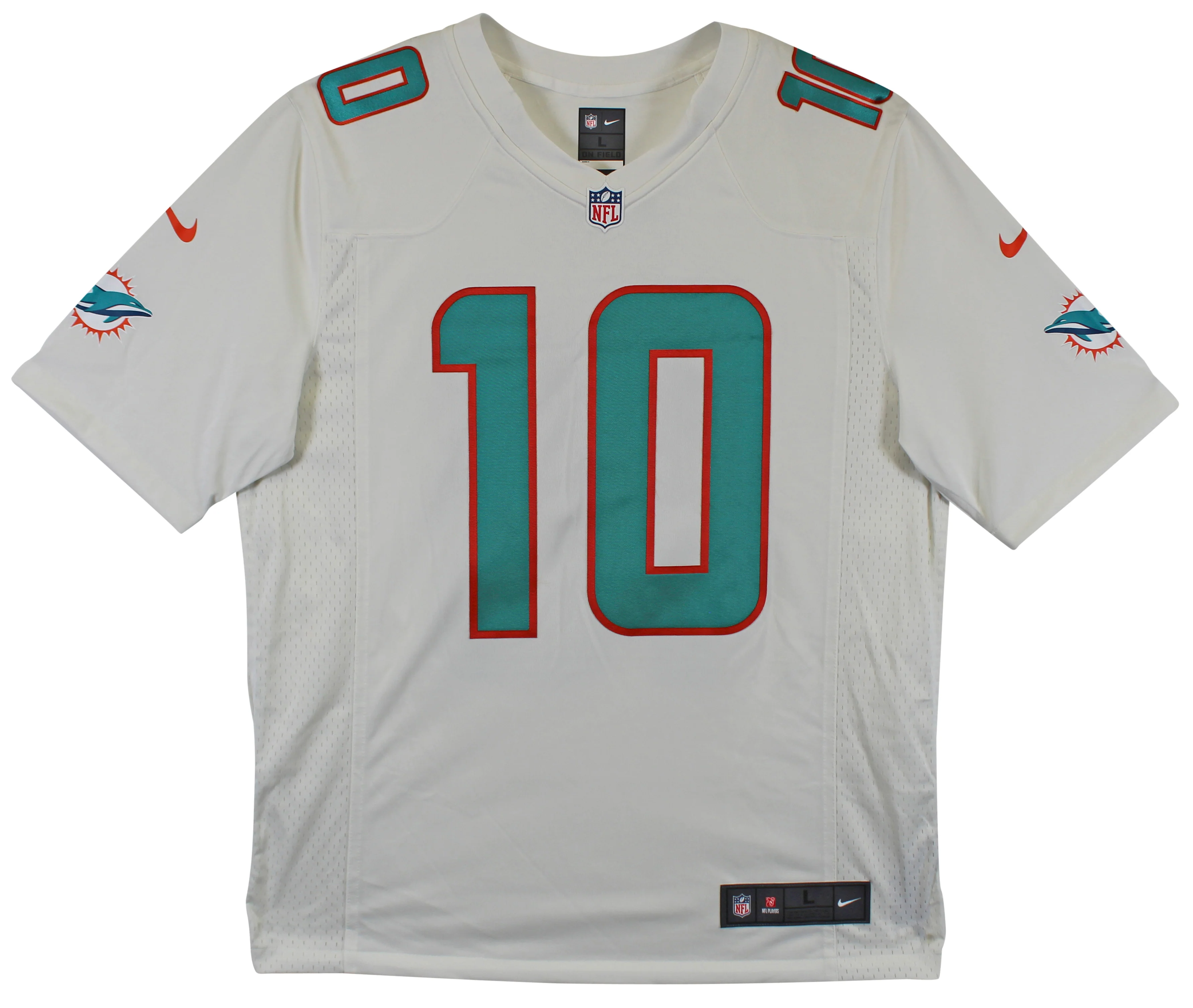 Dolphins Tyreek Hill Authentic Signed White Nike Limited Jersey BAS Witnessed - Image 4