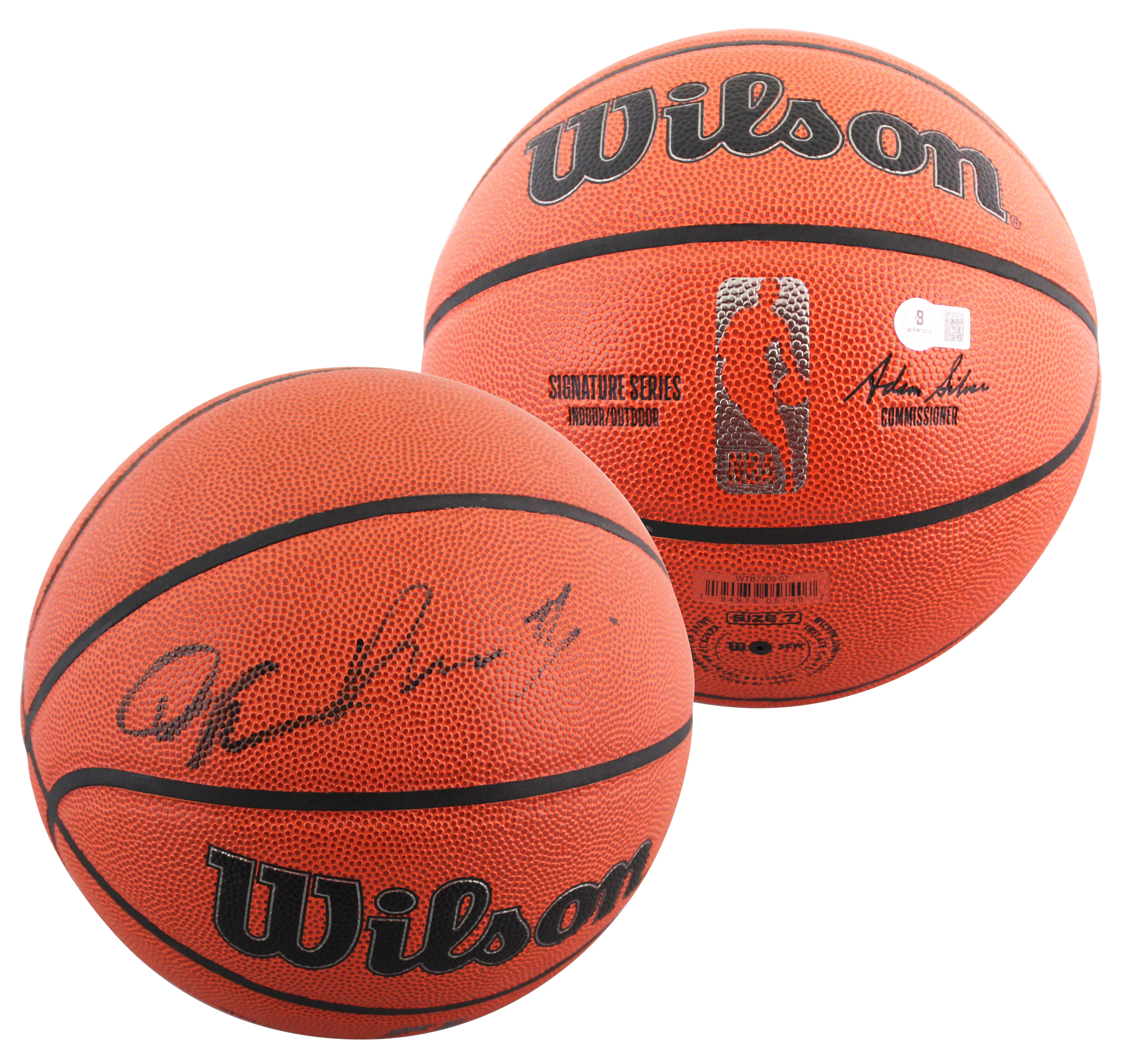 Domantas Sabonis & Demar Derozan Signed Spalding Basketball BAS #BP33079 - Image 2