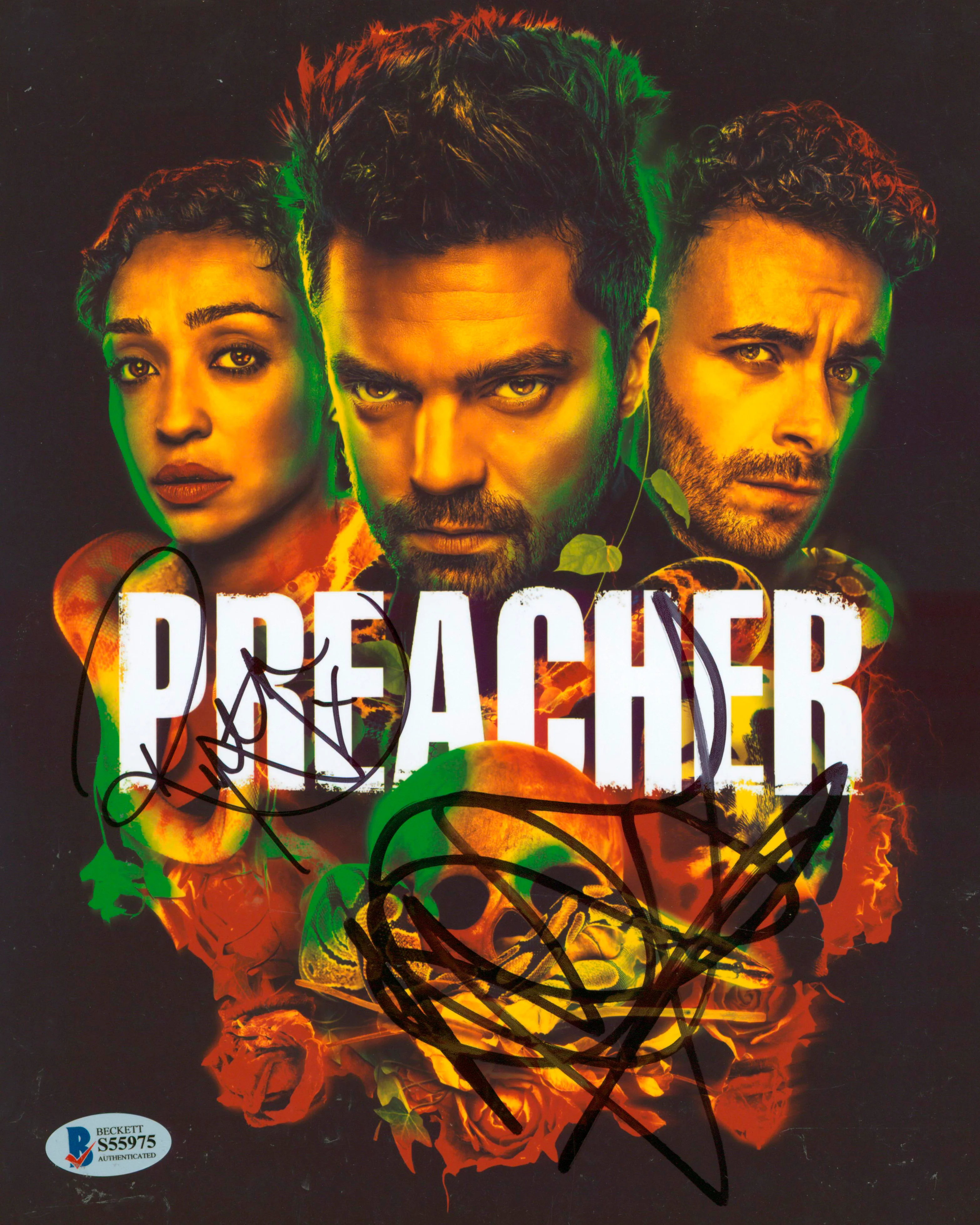 Dominic Cooper & Ruth Negga Preacher Authentic Signed 8x10 Photo BAS #S55975 - Image 2
