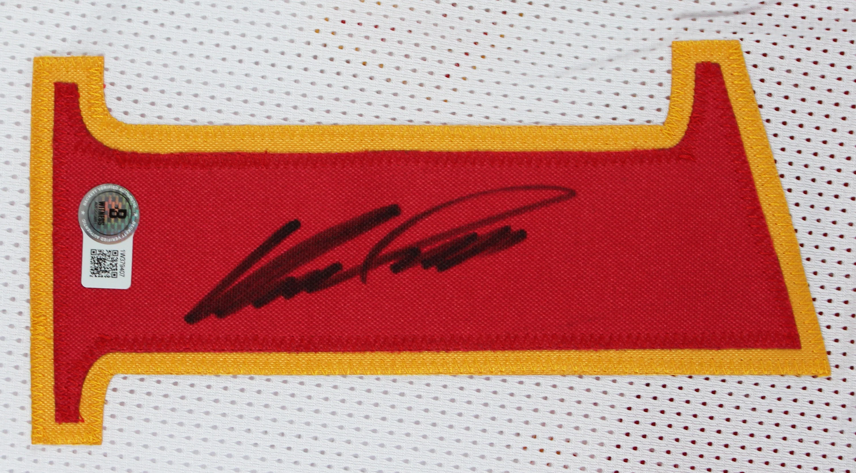 Dominique Wilkins Authentic Signed White Pro Style Jersey BAS Witnessed - Image 3