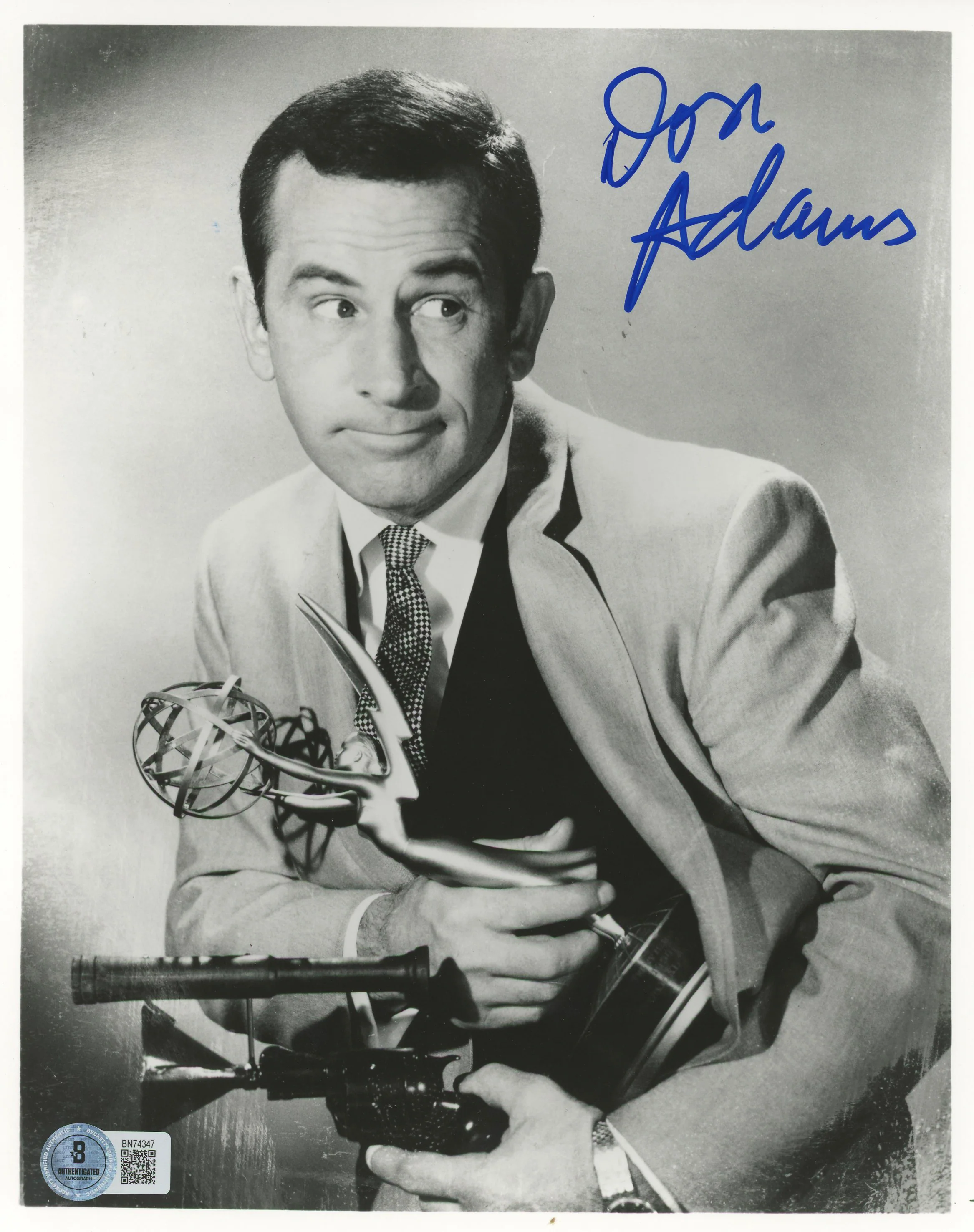 Don Adams Get Smart Authentic Signed 8x10 Photo Autographed BAS #BN74347 - Image 2
