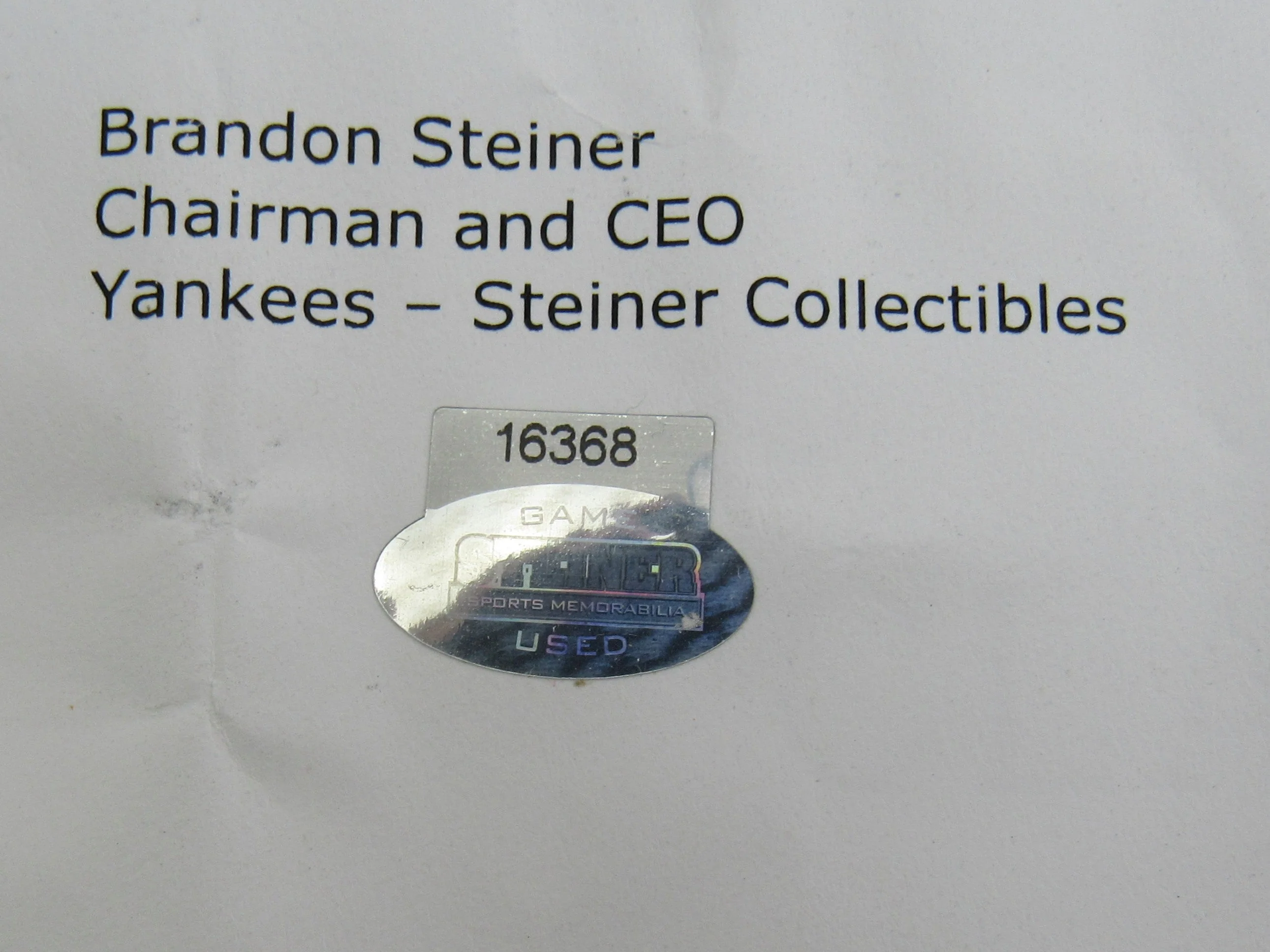 Joe Torre Signed Game Used Auto Rawlings Baseball w/ Insc Steiner LOA - Image 8