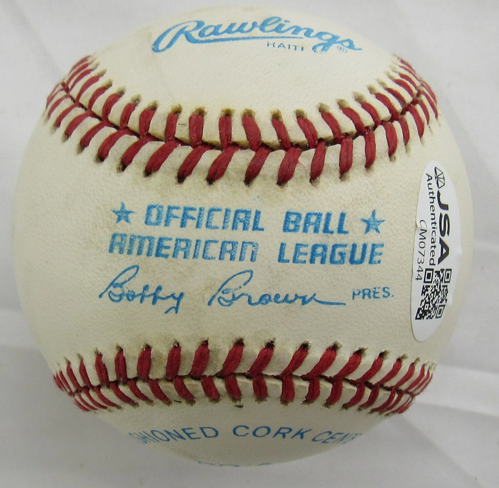 Whitey Ford, Ed Lopat, Allie Reynolds Signed Auto Rawlings Baseball JSA CM07344 - Image 3