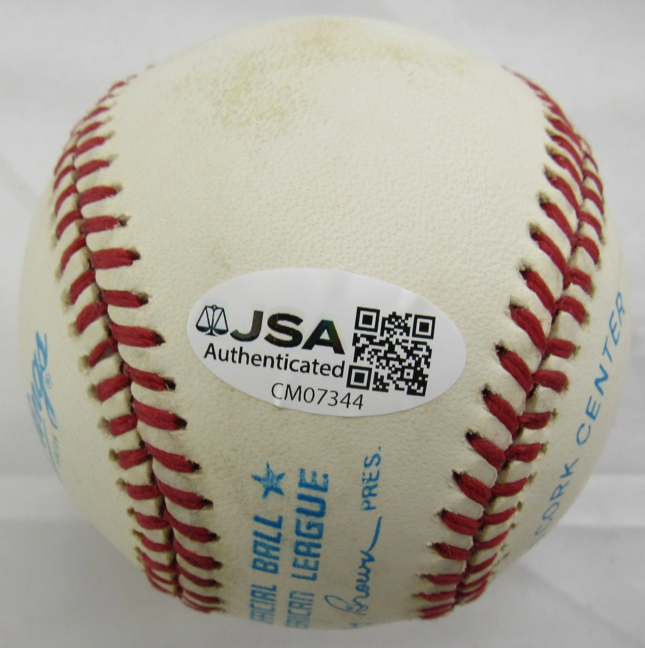 Whitey Ford, Ed Lopat, Allie Reynolds Signed Auto Rawlings Baseball JSA CM07344 - Image 6
