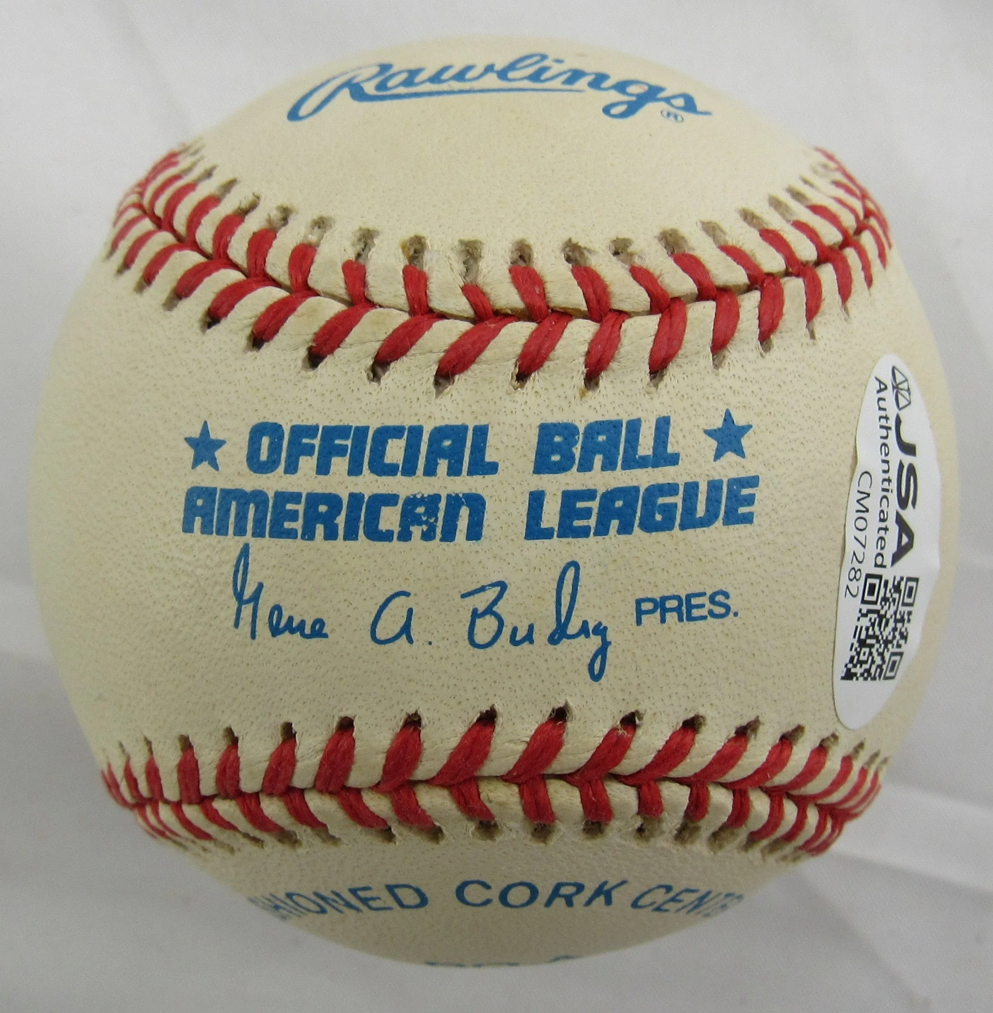 Don Larsen Signed Auto Rawlings Baseball JSA CM07282 - Image 3