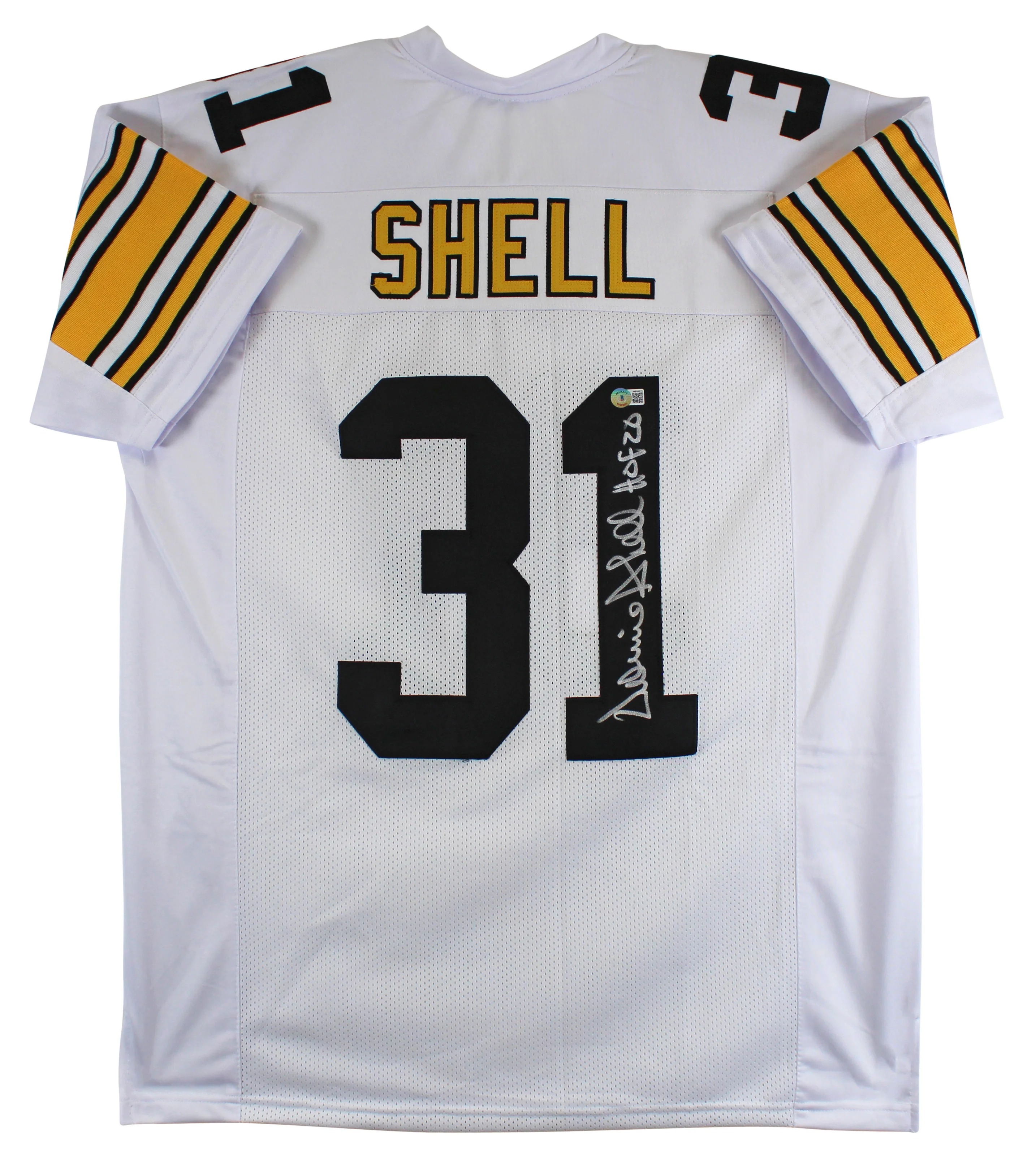 Donnie Shell Authentic Signed White Pro Style Jersey Autographed BAS Witnessed - Image 2