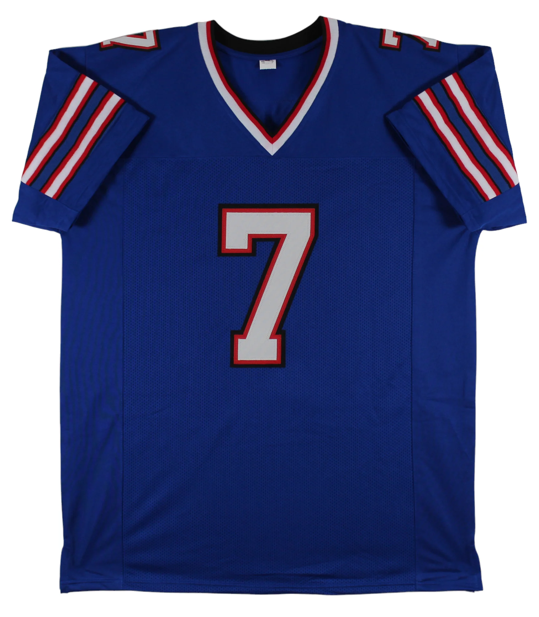 Doug Flutie Authentic Signed Blue Pro Style Jersey BAS Witnessed 2 - Image 4