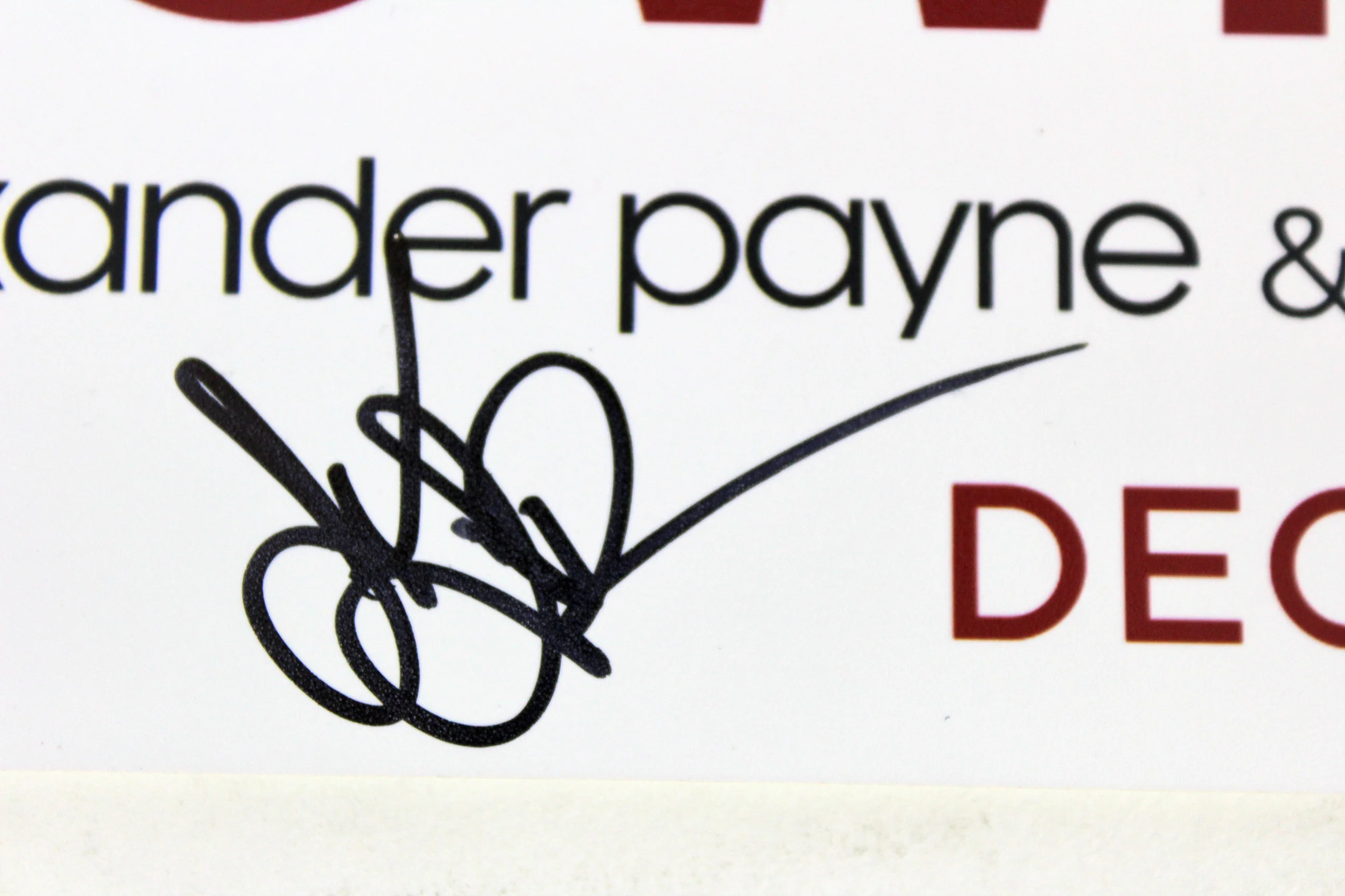 Downsizing (6) Payne, Waltz, Nash, Taylor, Kier Signed 12x18 Photo BAS #A70511 - Image 6
