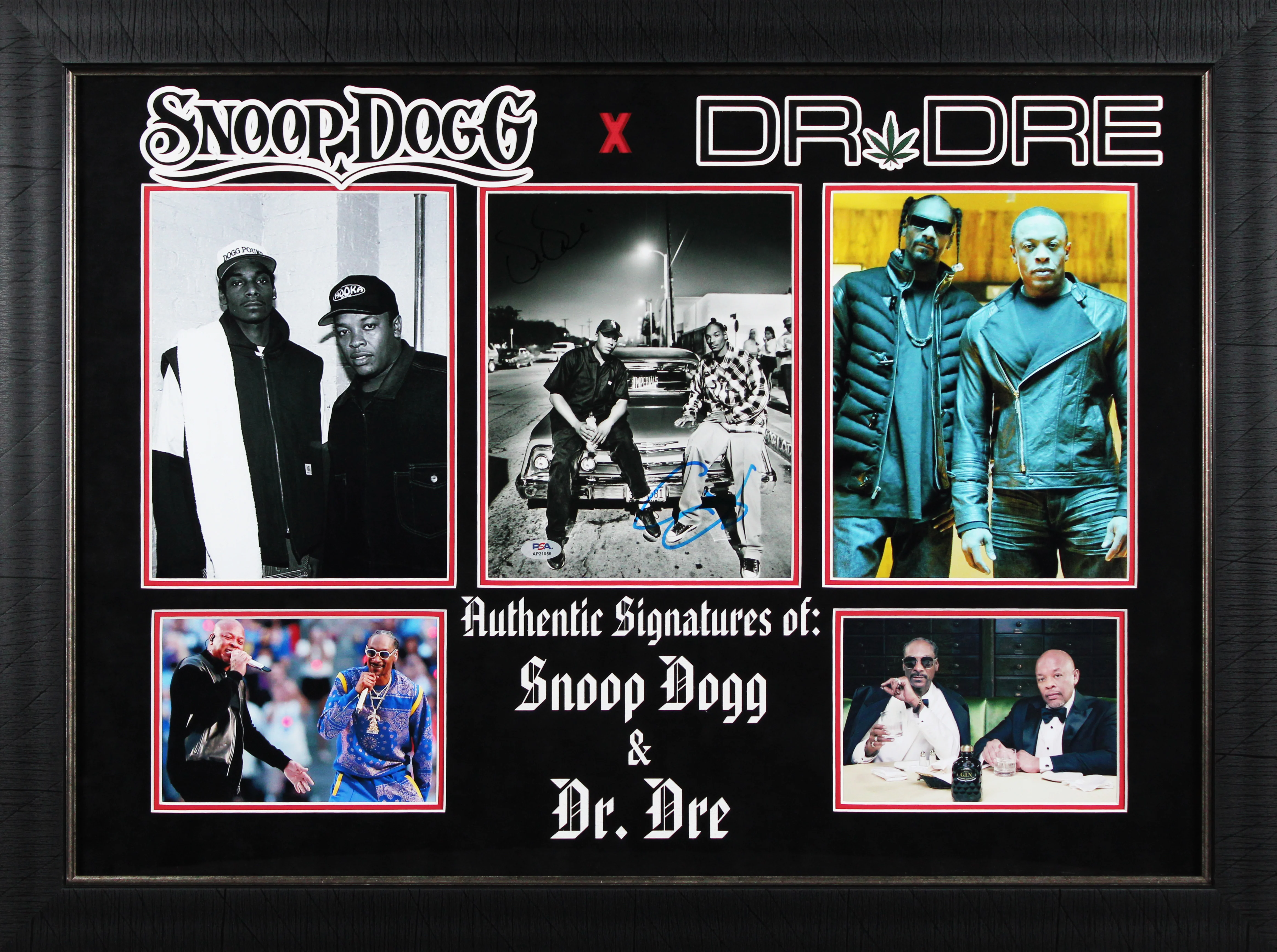 Dr. Dre & Snoop Dogg Authentic Signed 8x10 Framed Photo PSA/DNA #AP21056 - Image 2