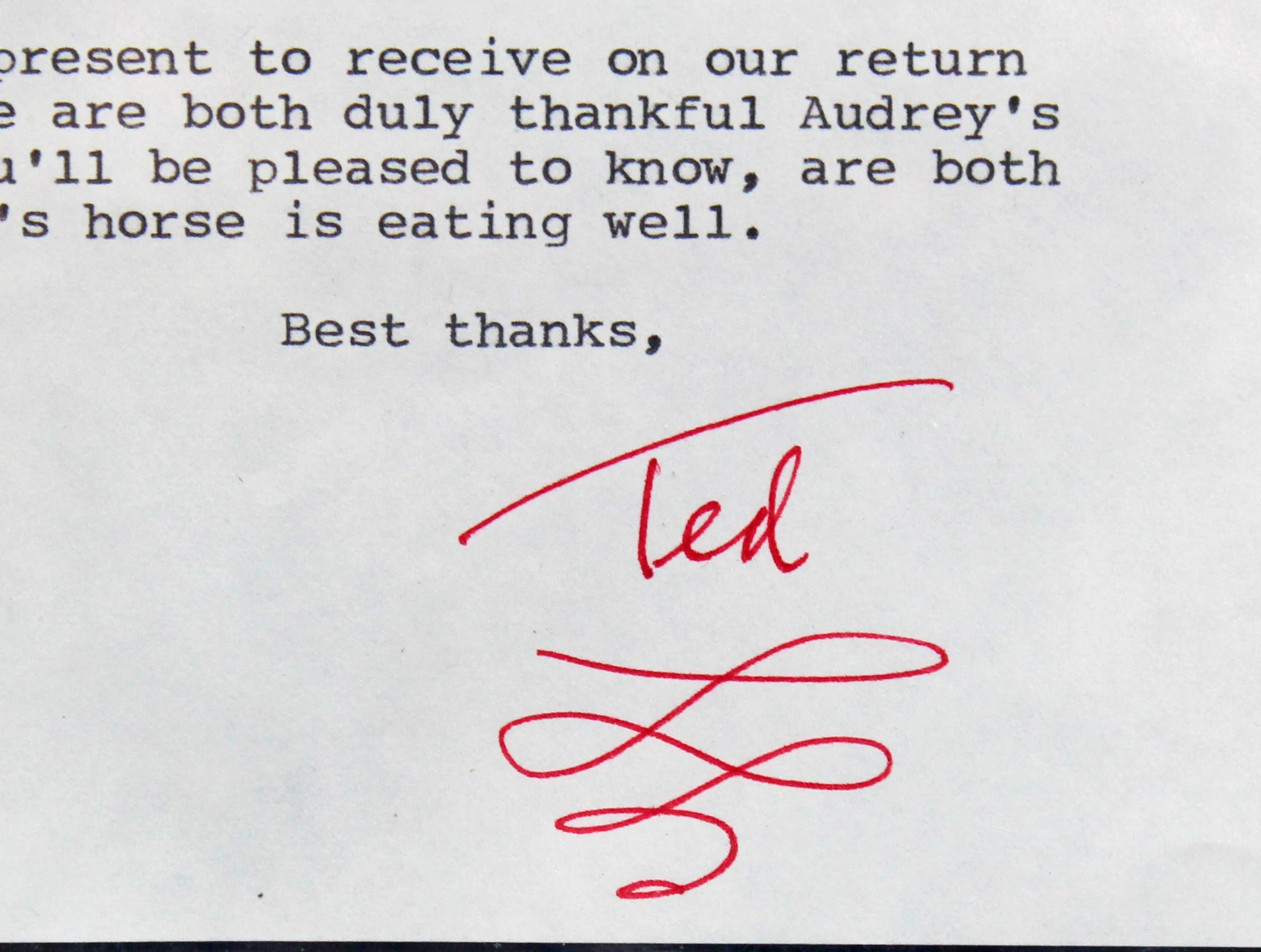 Dr. Seuss Authentic Signed 8.5x11 Letter Dated July 7, 1980 BAS Slabbed - Image 3