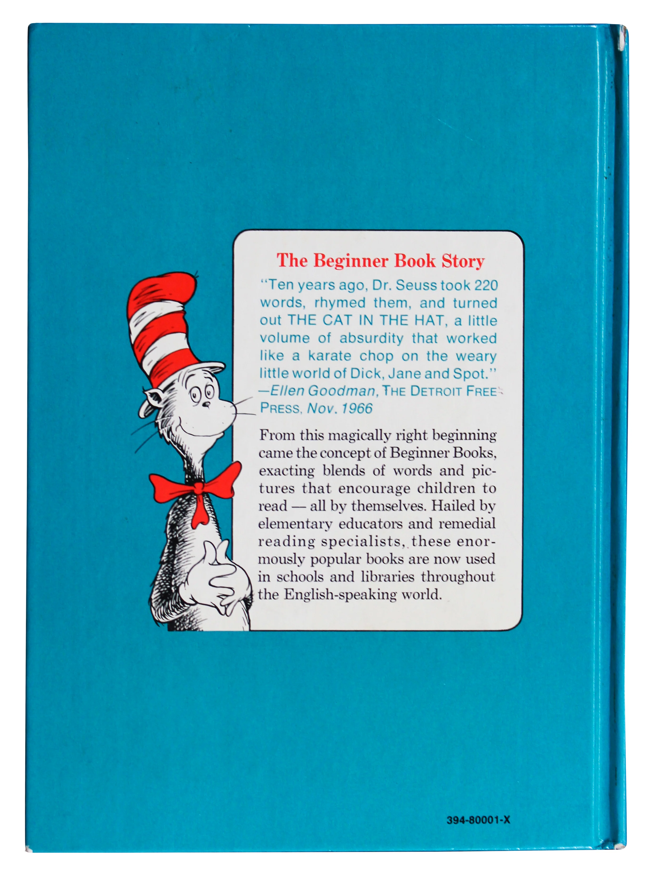 Dr. Seuss "Best Wishes" Signed The Cat in the Hat Hardcover Book BAS #AE13957 - Image 6